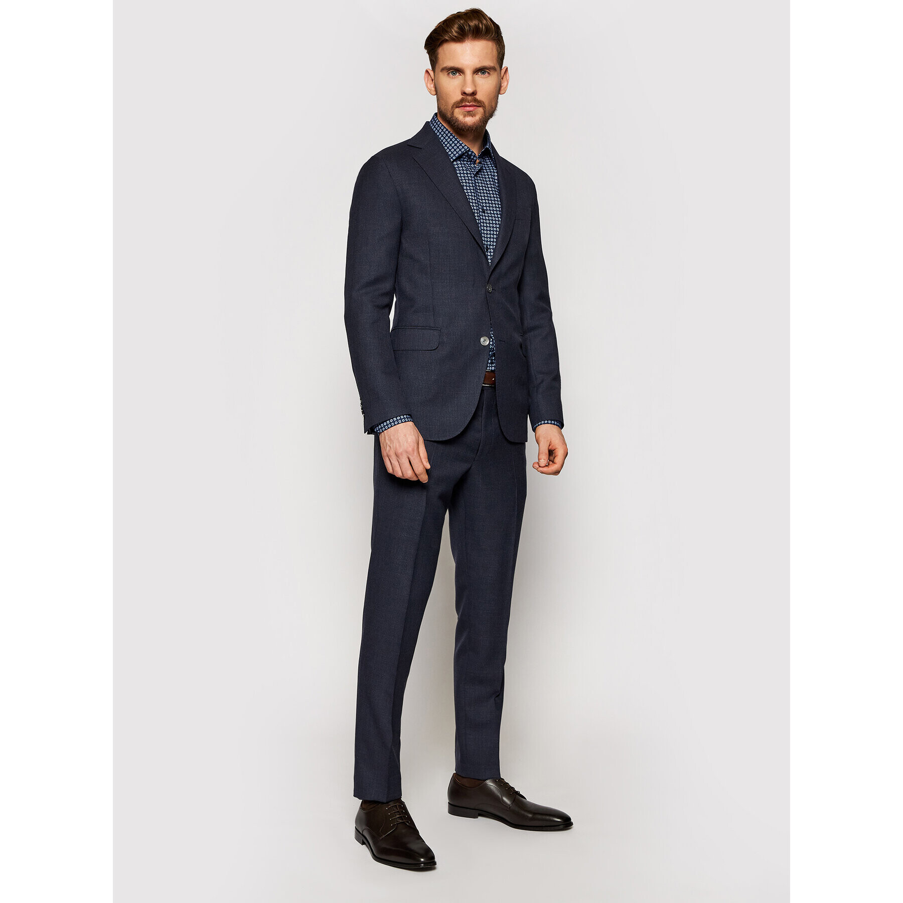 Oscar Jacobson Сако Egel 3363 5027 Тъмносин Slim Fit - Pepit.bg