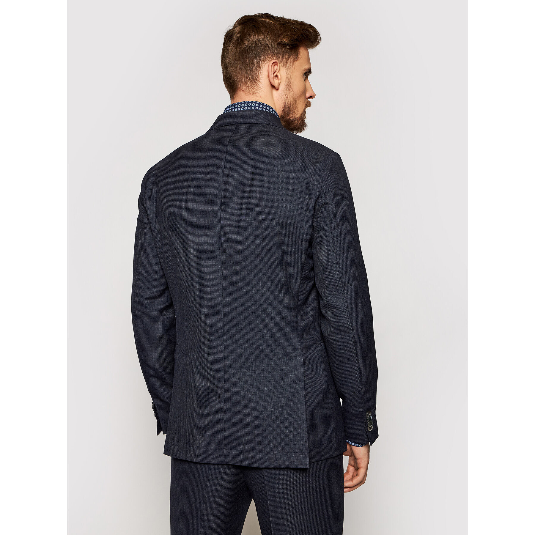 Oscar Jacobson Сако Egel 3363 5027 Тъмносин Slim Fit - Pepit.bg