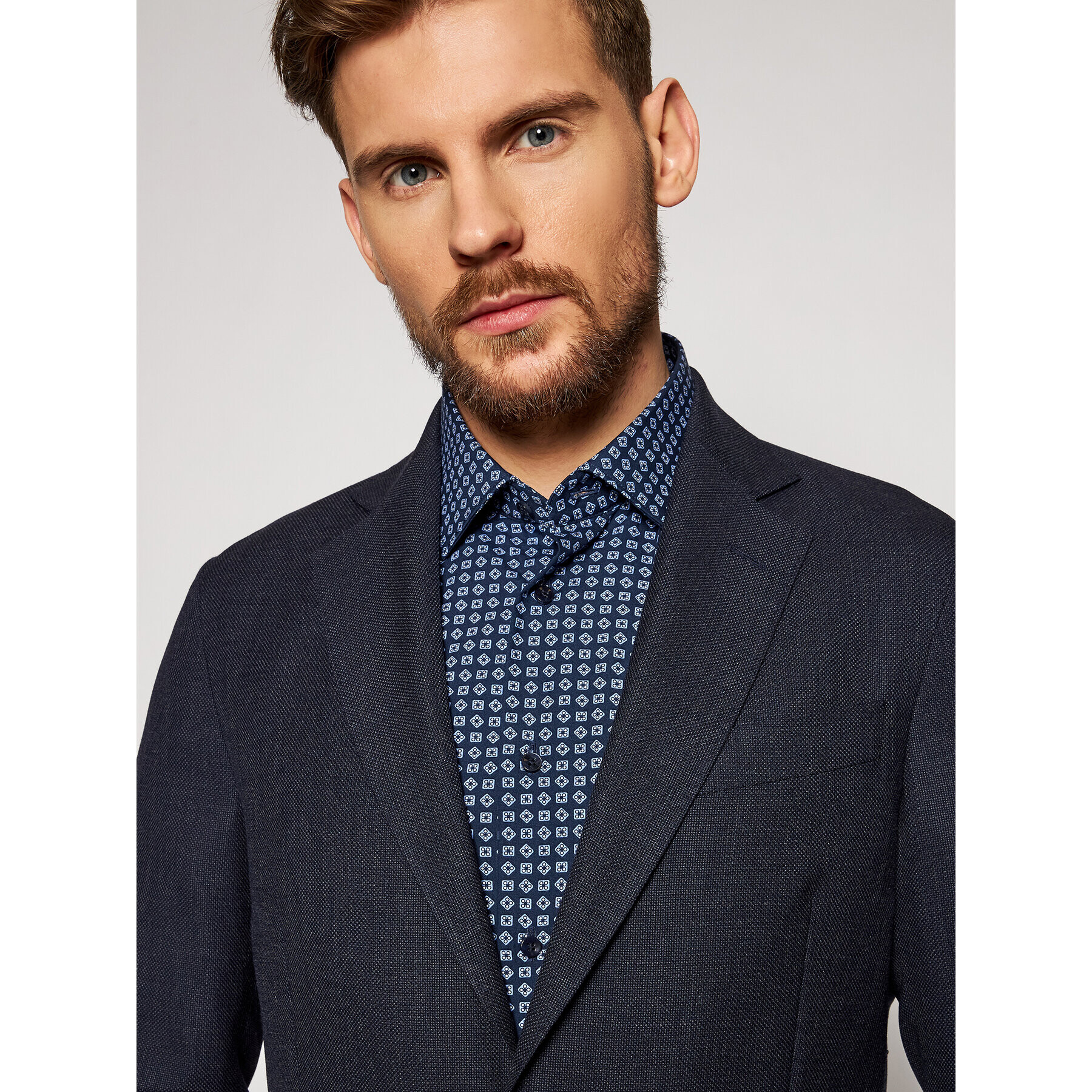 Oscar Jacobson Сако Egel 3363 5027 Тъмносин Slim Fit - Pepit.bg