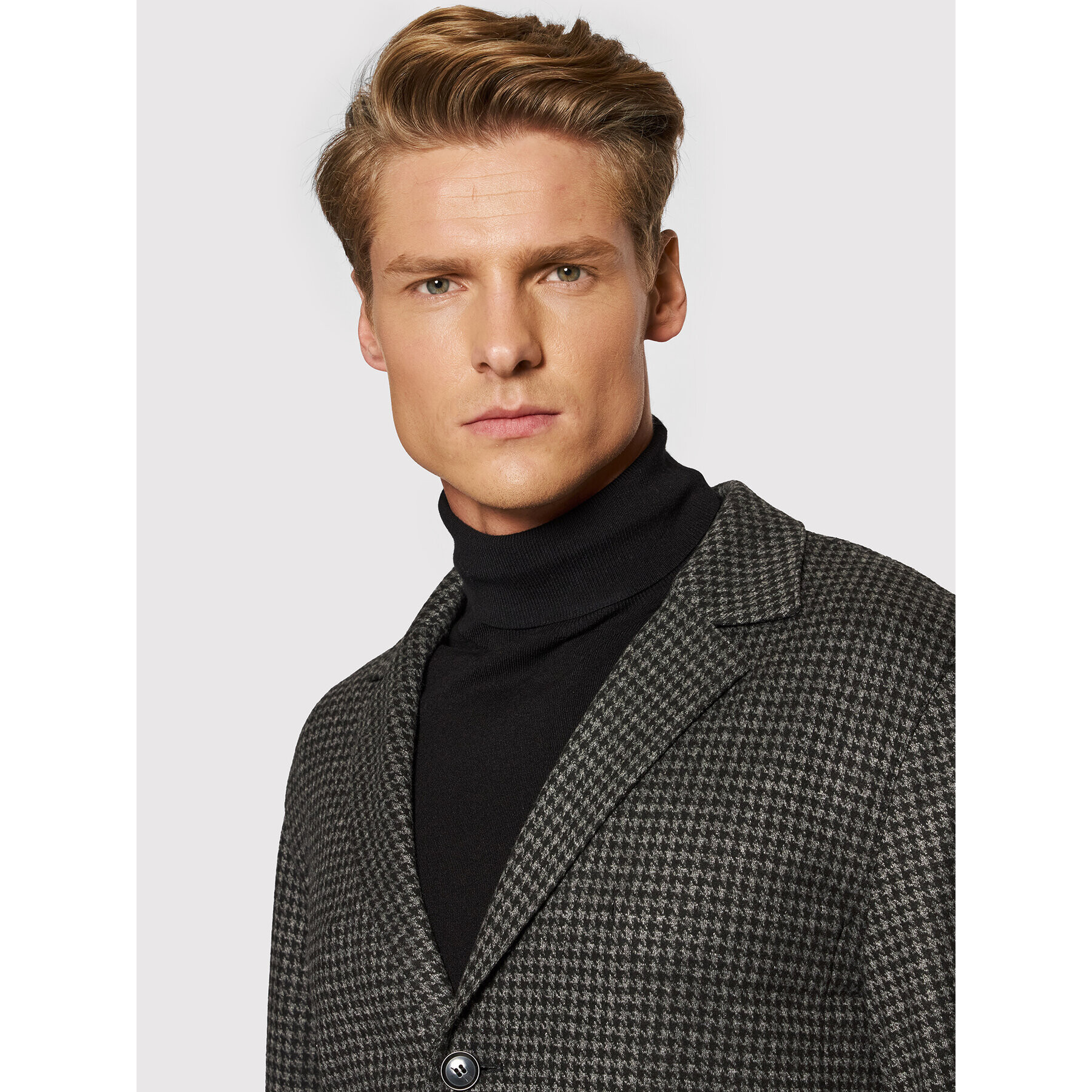 Oscar Jacobson Сако Hector 1144 5783 Сив Slim Fit - Pepit.bg