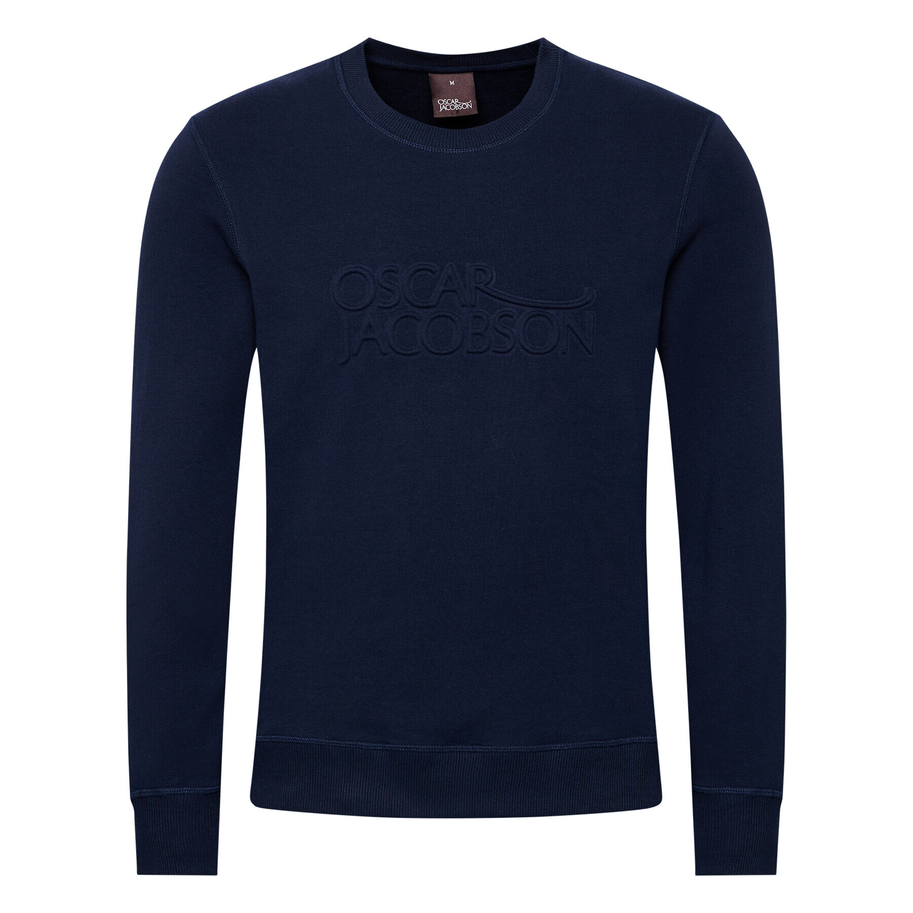 Oscar Jacobson Суитшърт Kacey Roundneck 6947 5549 Тъмносин Regular Fit - Pepit.bg