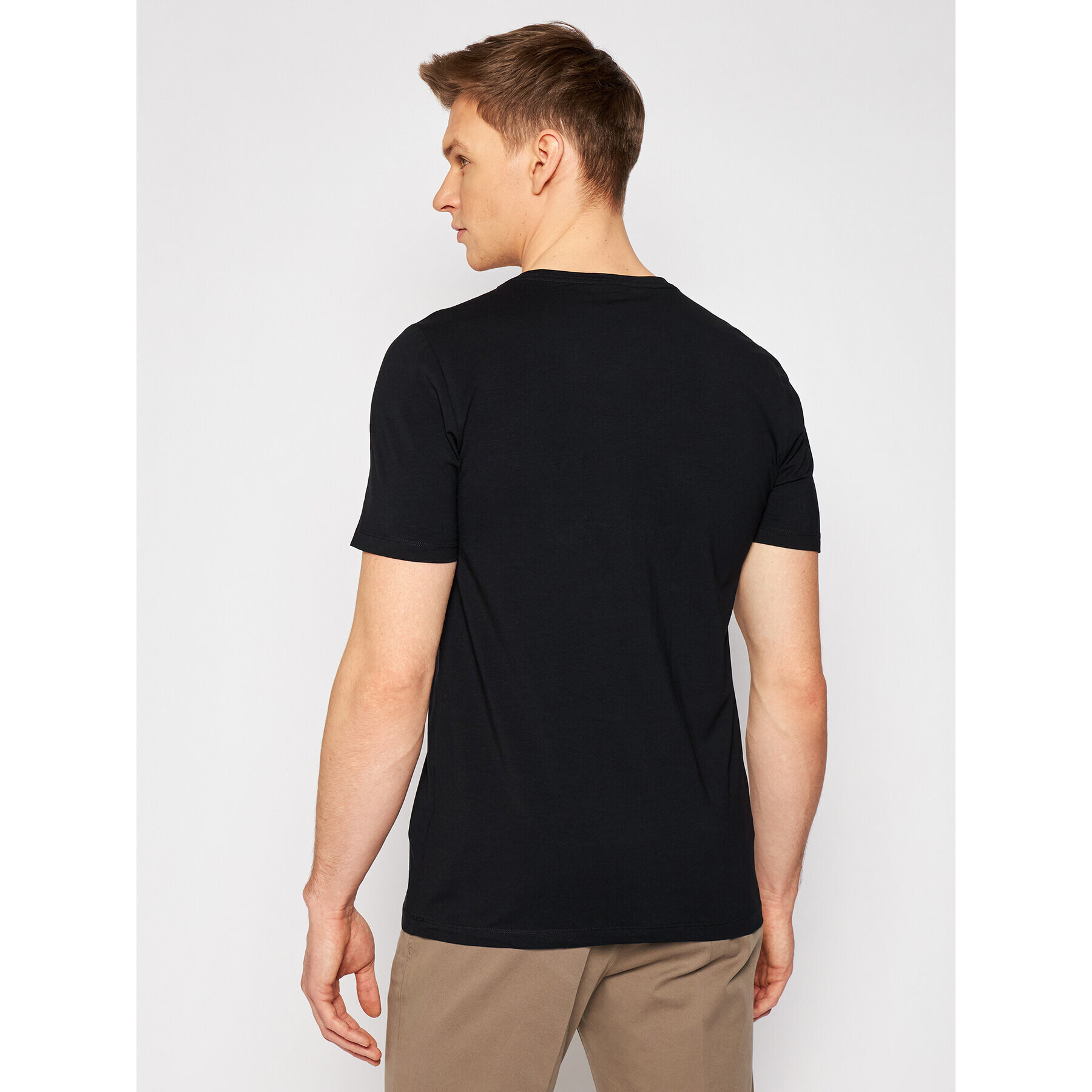 Oscar Jacobson Тишърт Kyran 6789 3815 Черен Regular Fit - Pepit.bg