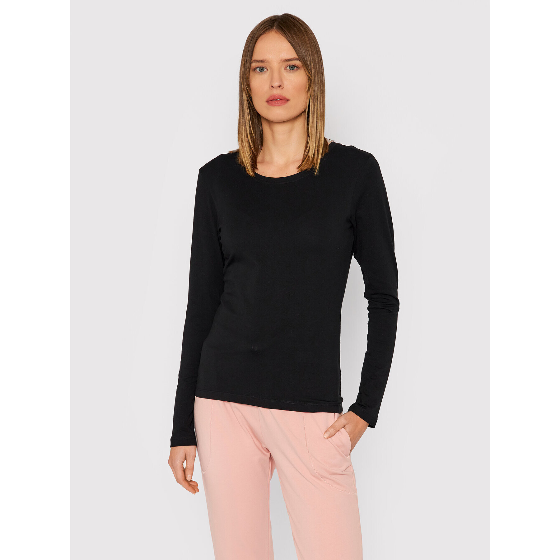 Outhorn Блуза TSDL600 Черен Slim Fit - Pepit.bg