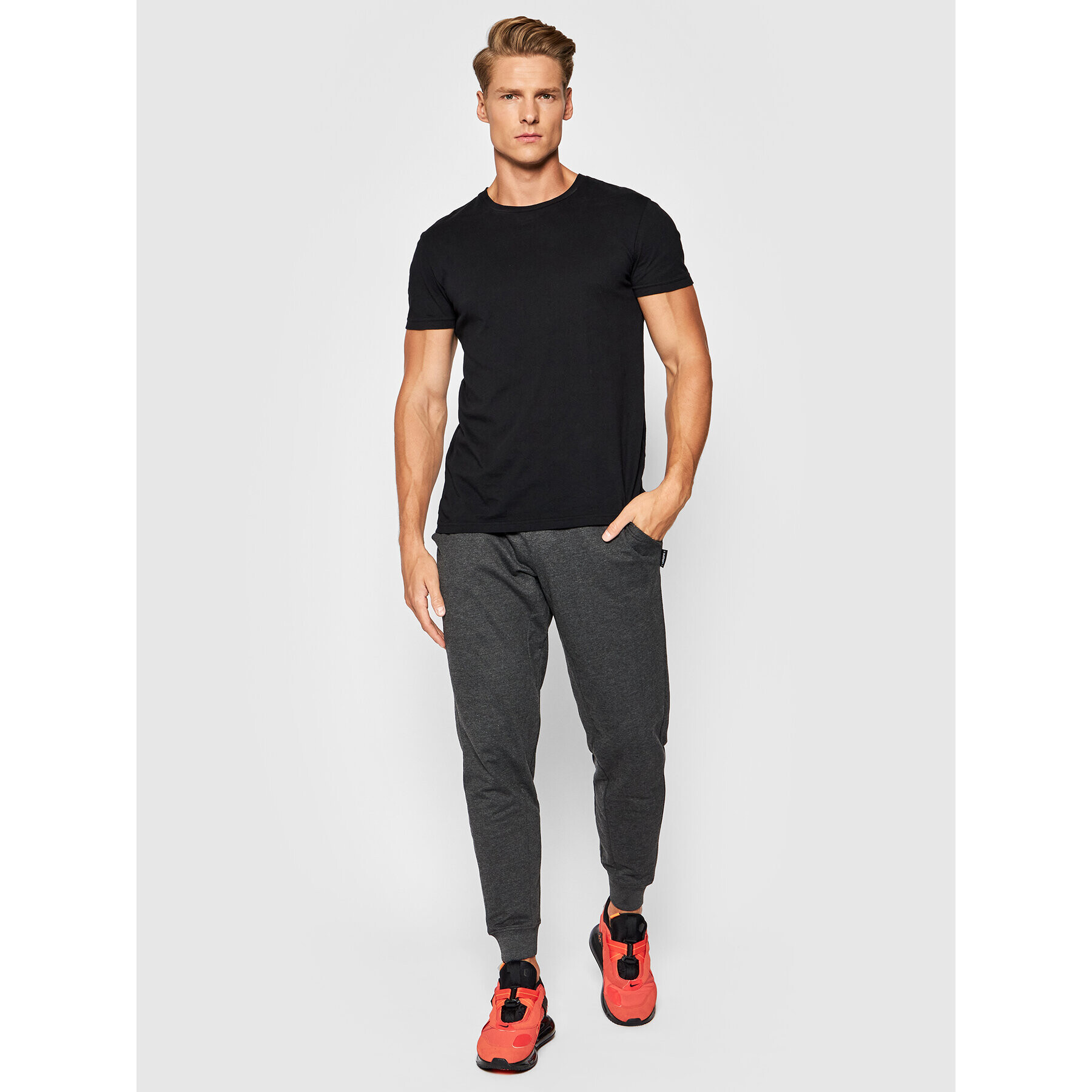 Outhorn Долнище анцуг SPMD600 Сив Regular Fit - Pepit.bg