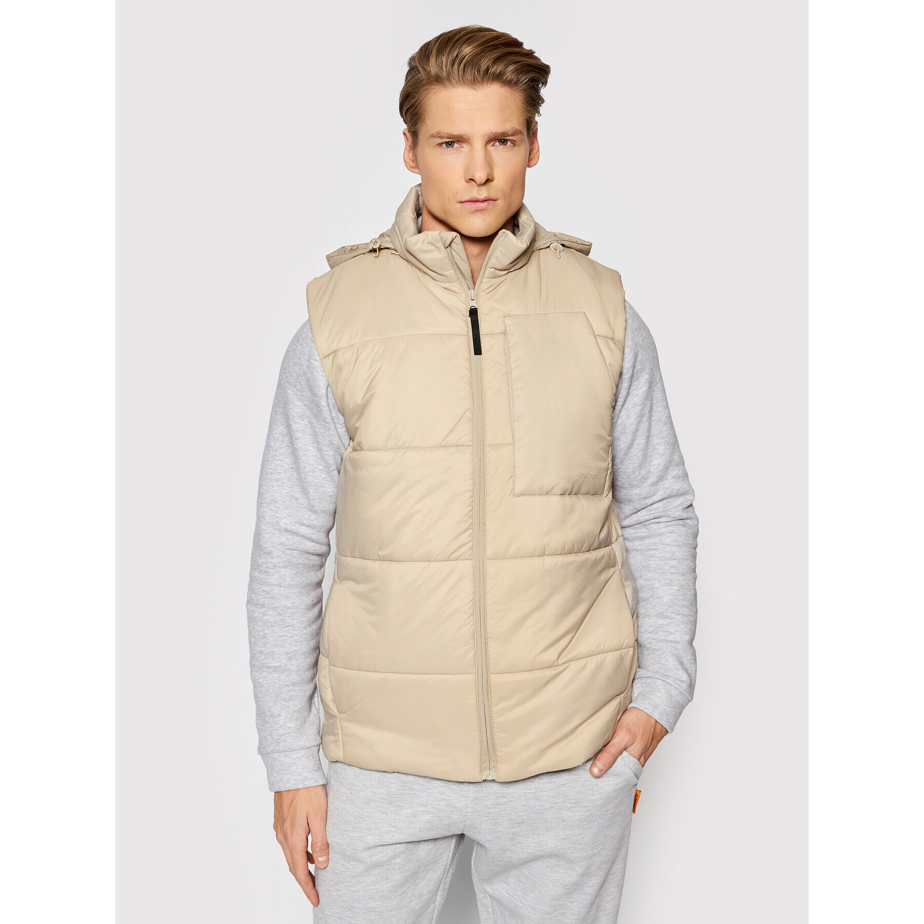 Outhorn Елек KUMP600 Бежов Regular Fit - Pepit.bg