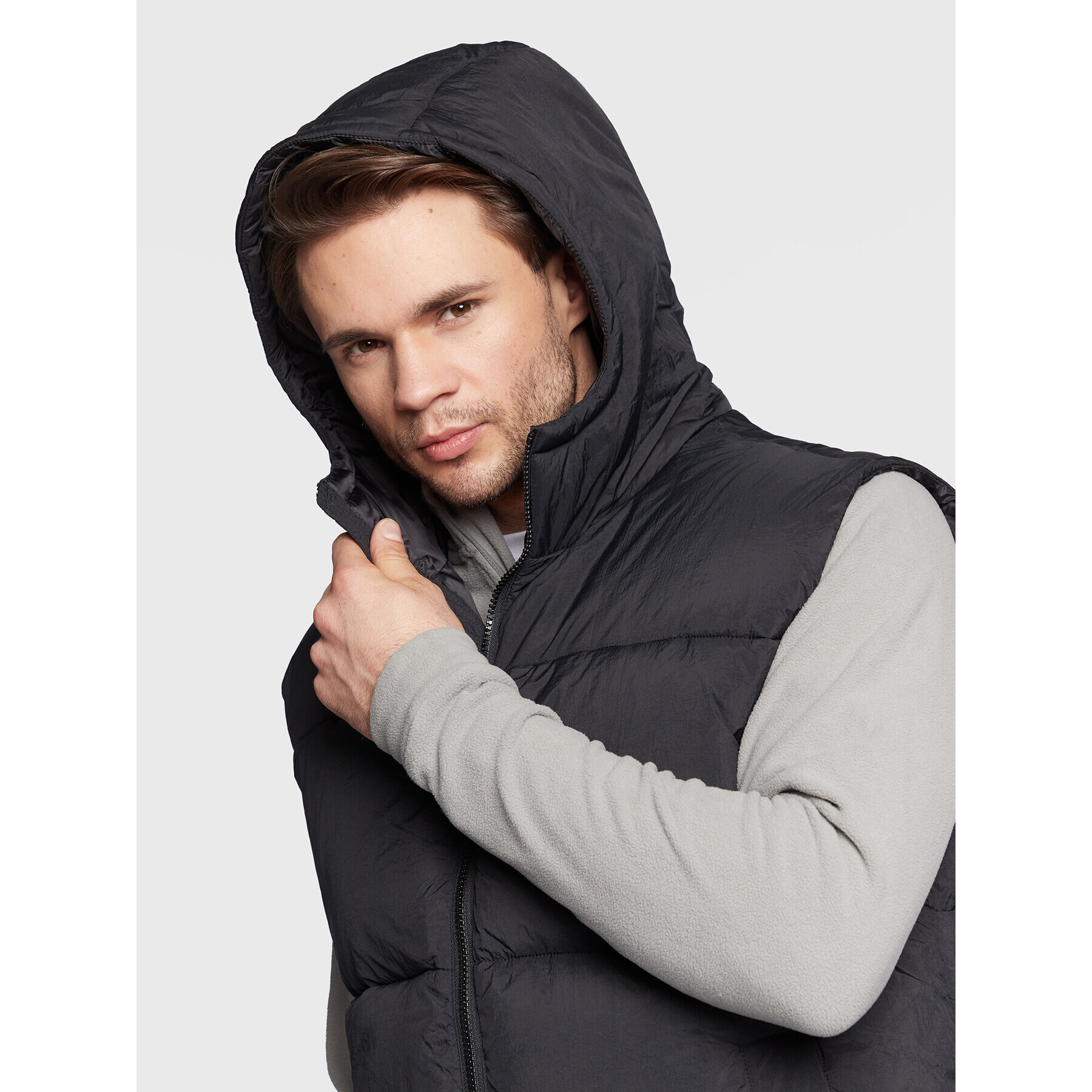 Outhorn Елек TVESM004 Черен Regular Fit - Pepit.bg