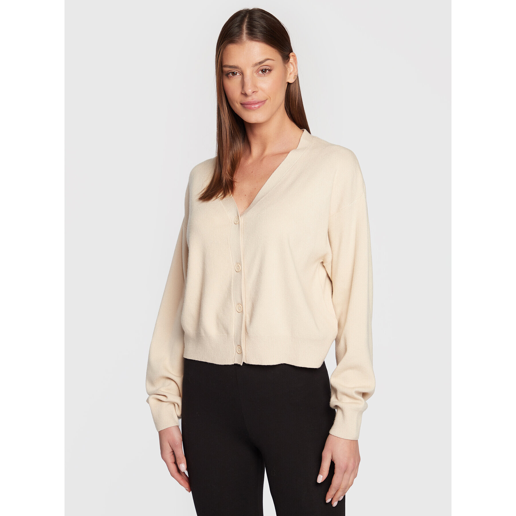 Outhorn Кардиган TSWEF001 Бежов Regular Fit - Pepit.bg