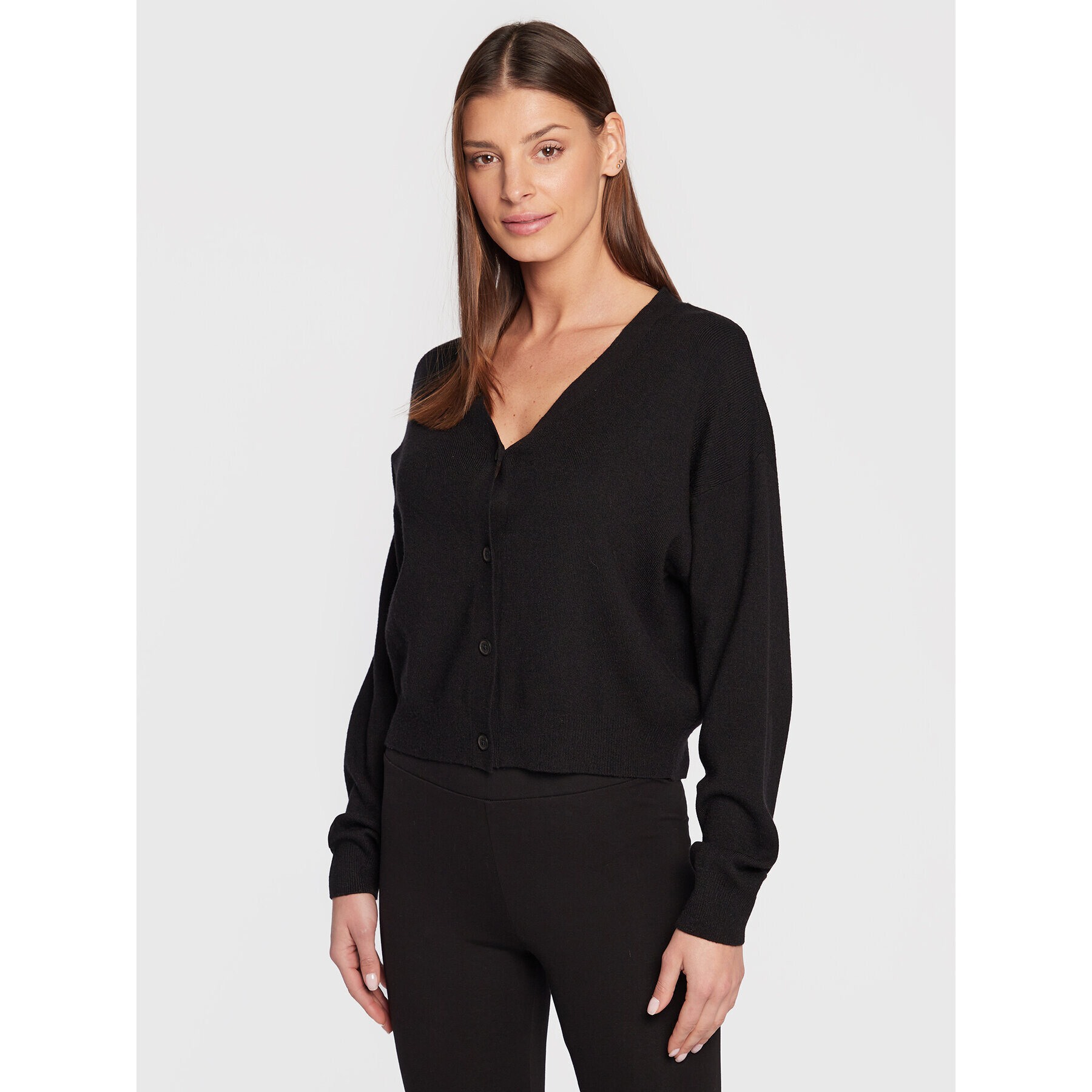 Outhorn Кардиган TSWEF001 Черен Regular Fit - Pepit.bg