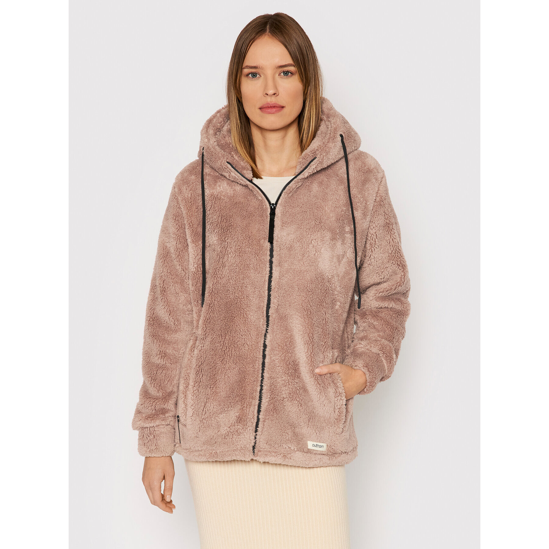 Outhorn Полар PLD600 Кафяв Regular Fit - Pepit.bg