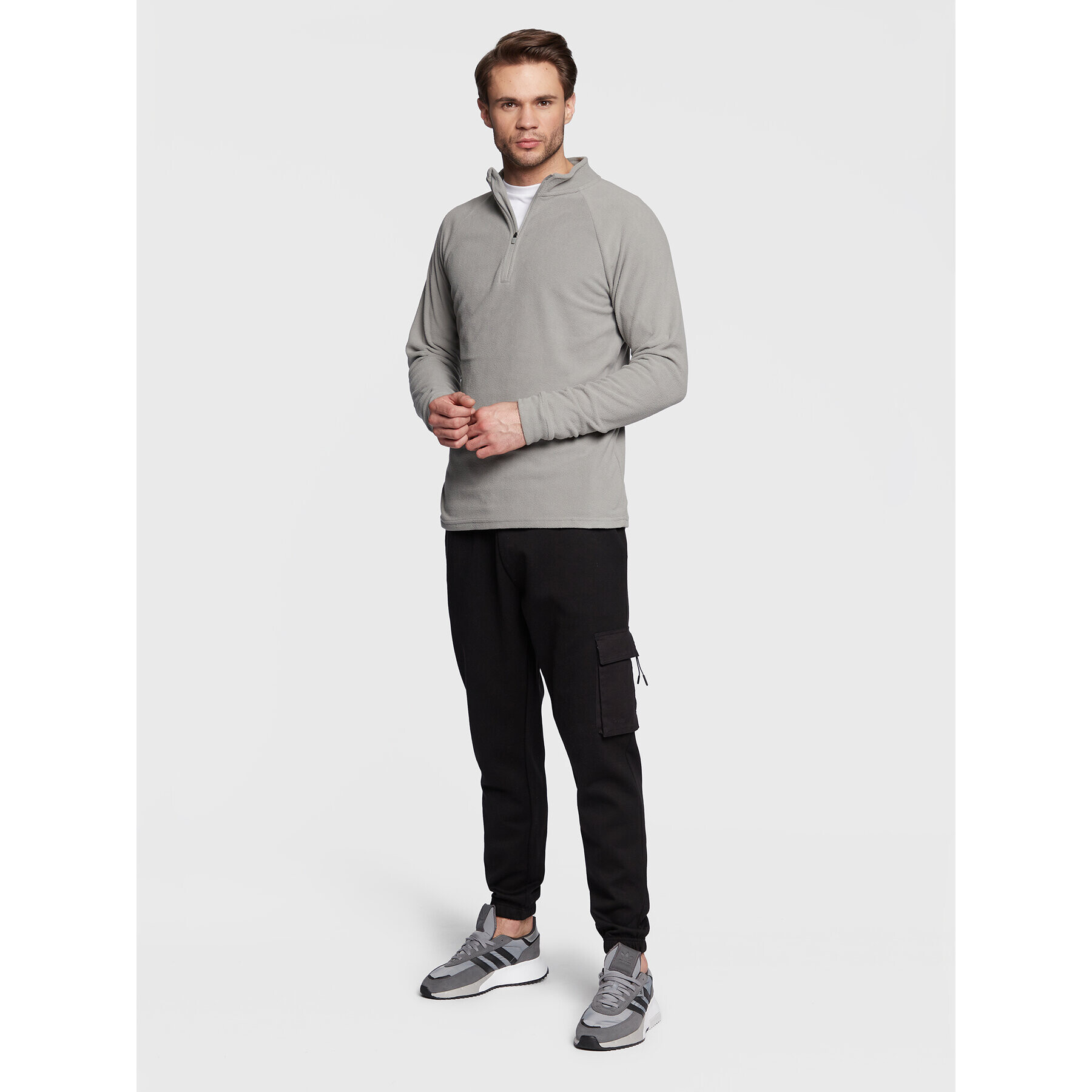 Outhorn Полар UFLEM003 Сив Slim Fit - Pepit.bg