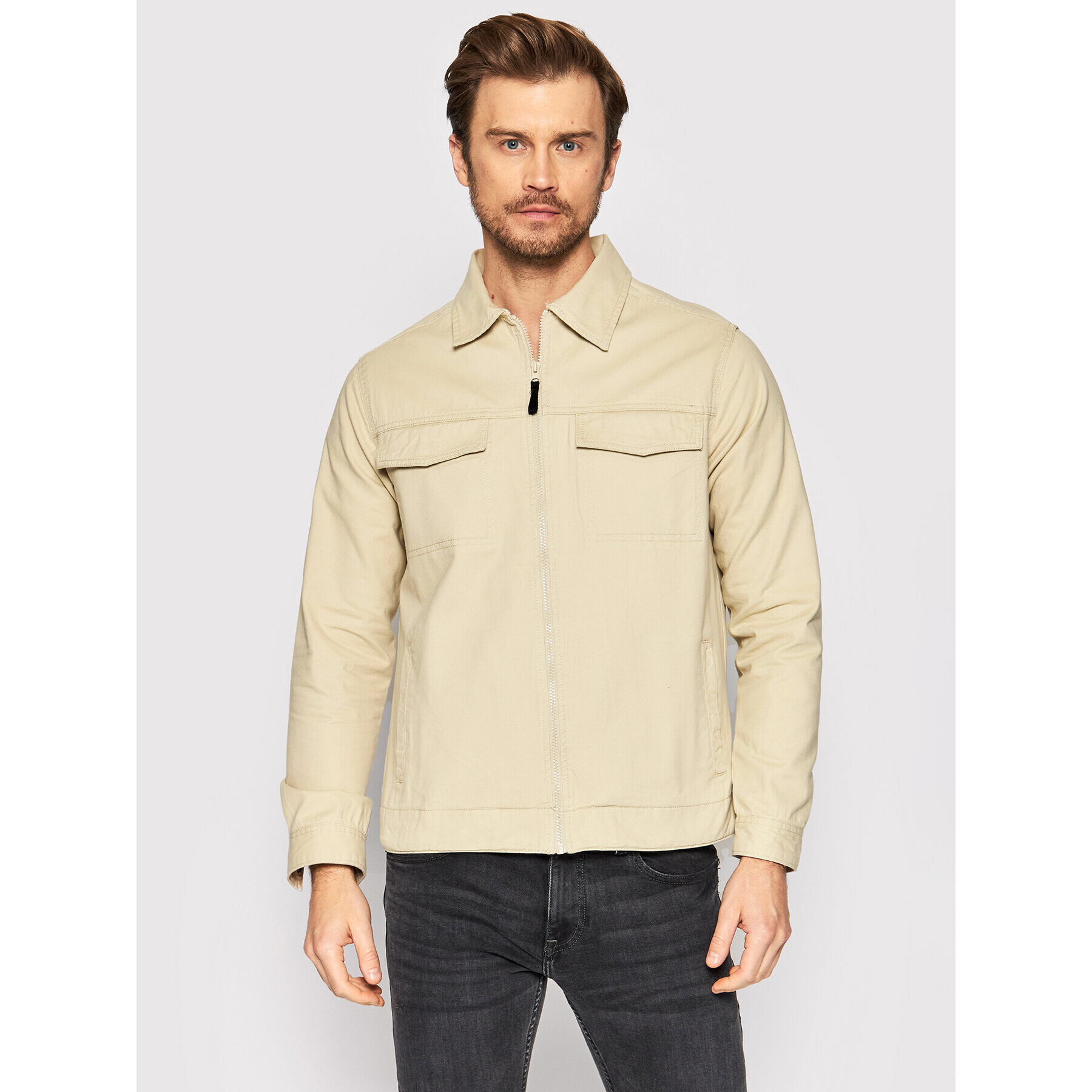Outhorn Преходно яке KUMC600 Бежов Regular Fit - Pepit.bg
