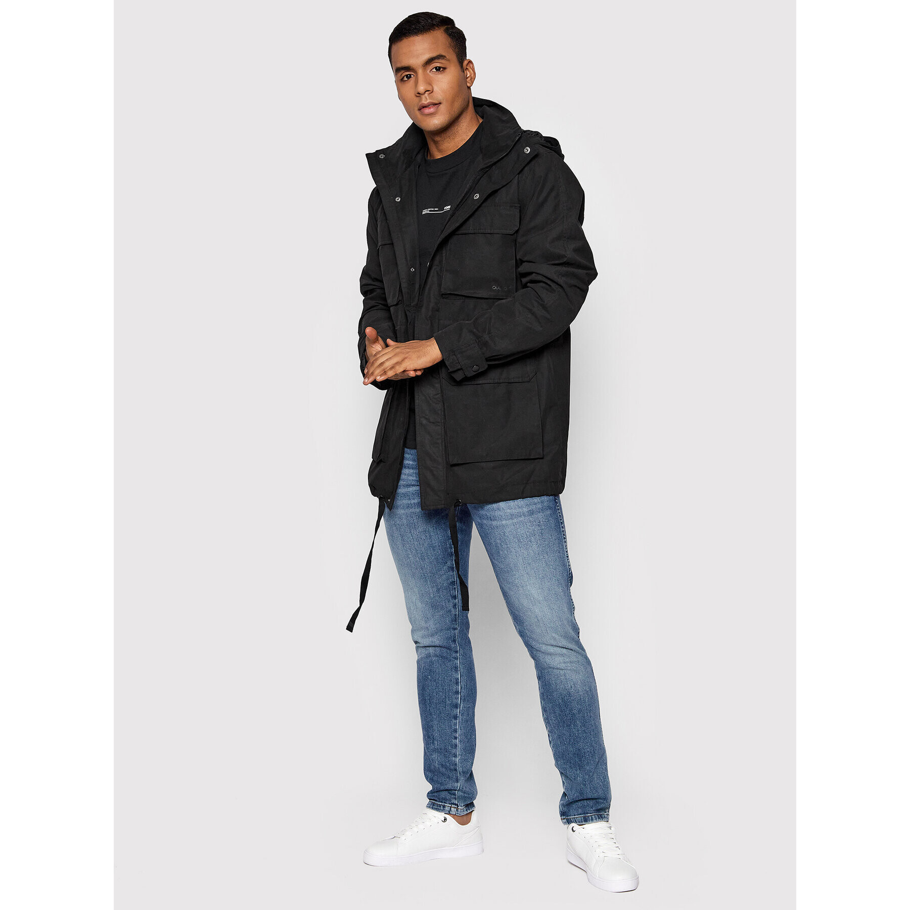 Outhorn Преходно яке KUMP602 Черен Regular Fit - Pepit.bg