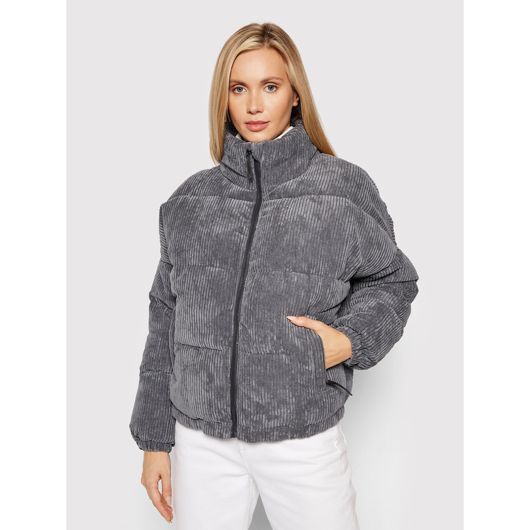 Outhorn Пухено яке KUDP606 Сив Relaxed Fit - Pepit.bg