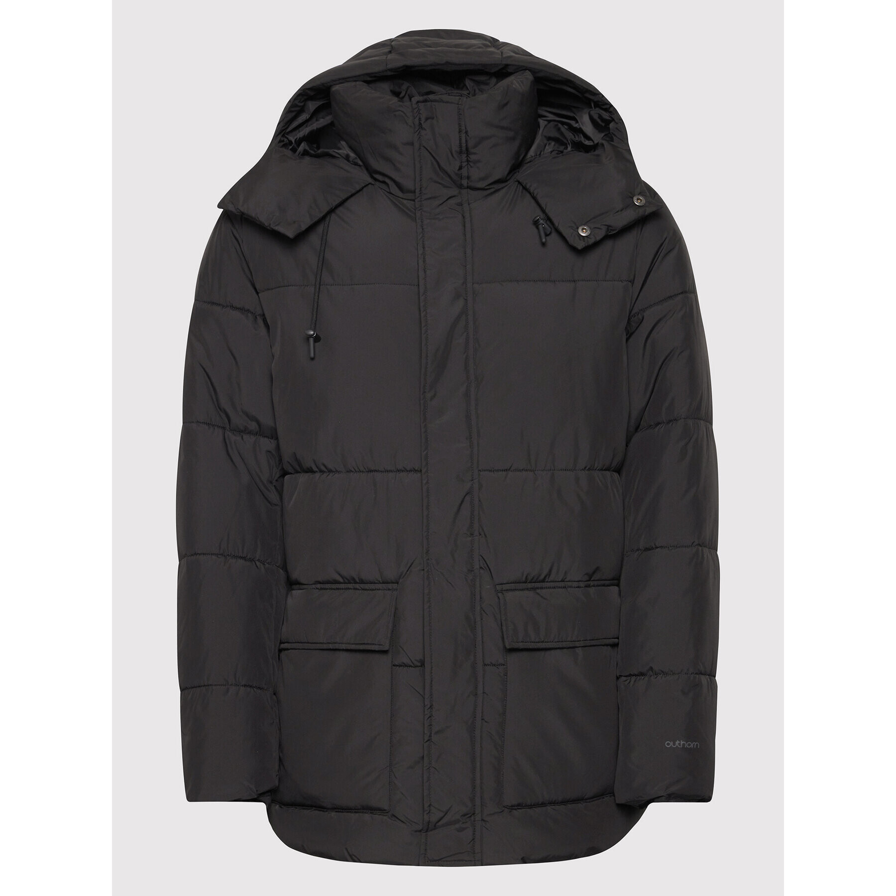 Outhorn Пухено яке KUMP603 Черен Relaxed Fit - Pepit.bg