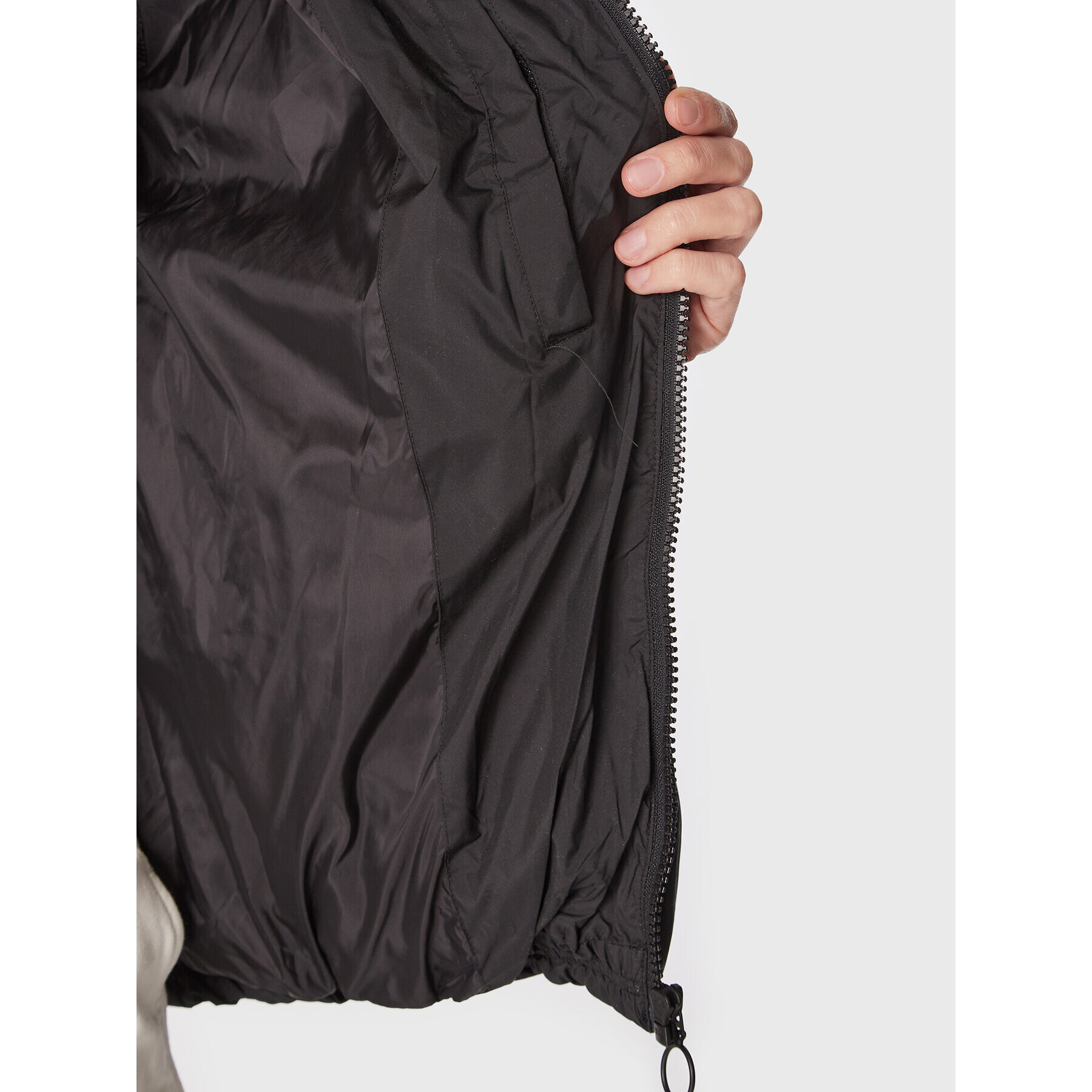 Outhorn Пухено яке TDJAF013 Черен Relaxed Fit - Pepit.bg