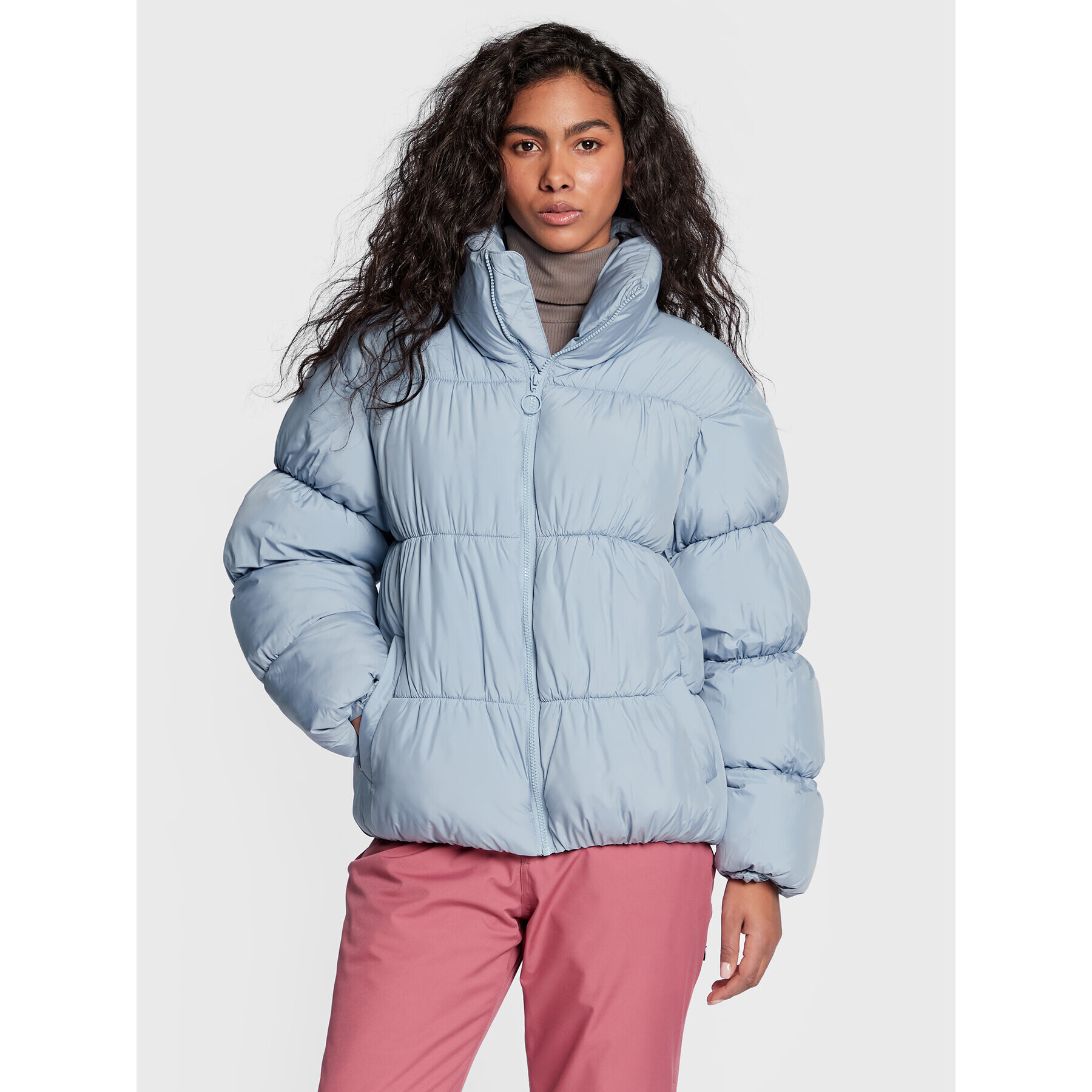 Outhorn Пухено яке TDJAF013 Син Boxy Fit - Pepit.bg