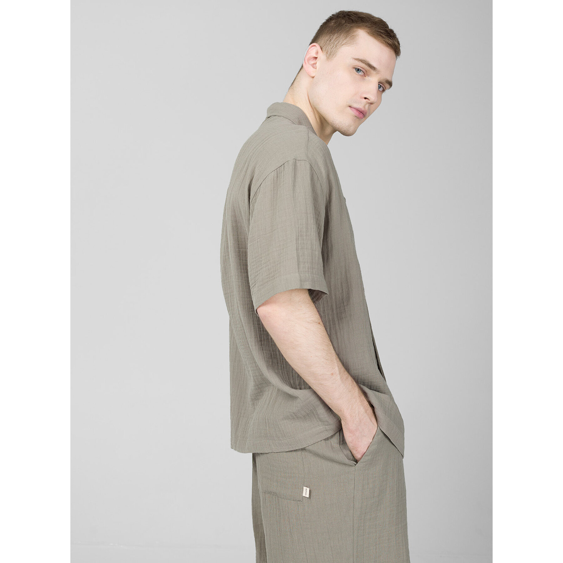 Outhorn Риза OTHSS23TSHIM023 Зелен Regular Fit - Pepit.bg