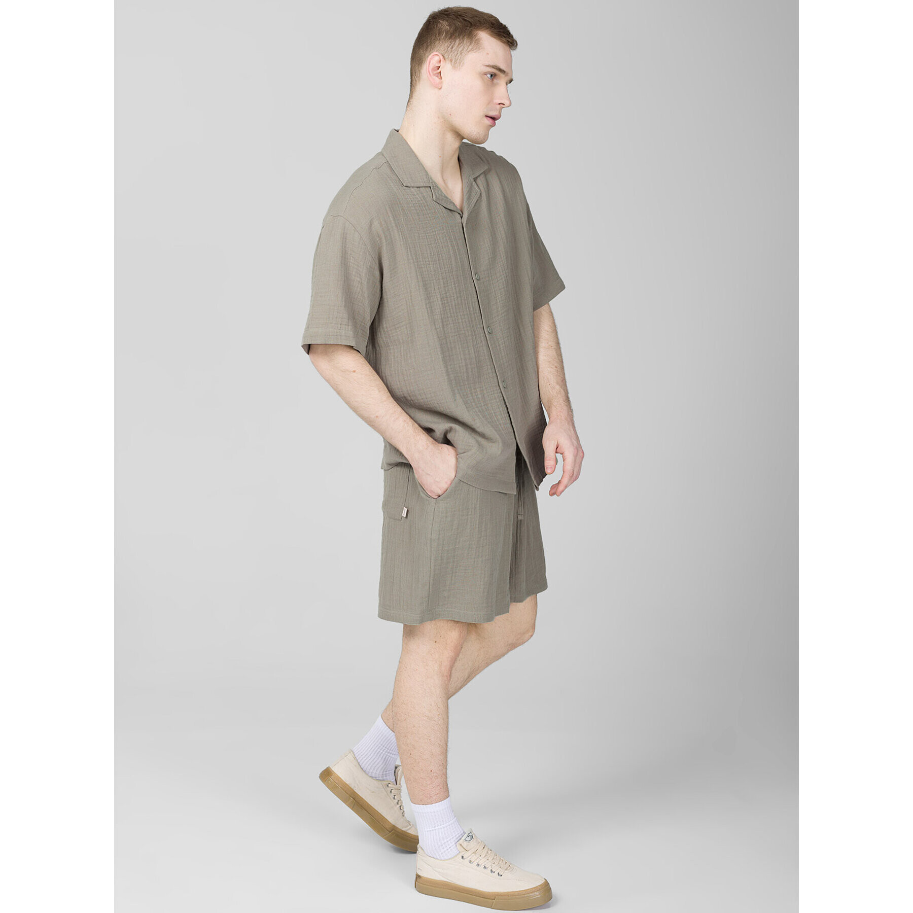 Outhorn Риза OTHSS23TSHIM023 Зелен Regular Fit - Pepit.bg