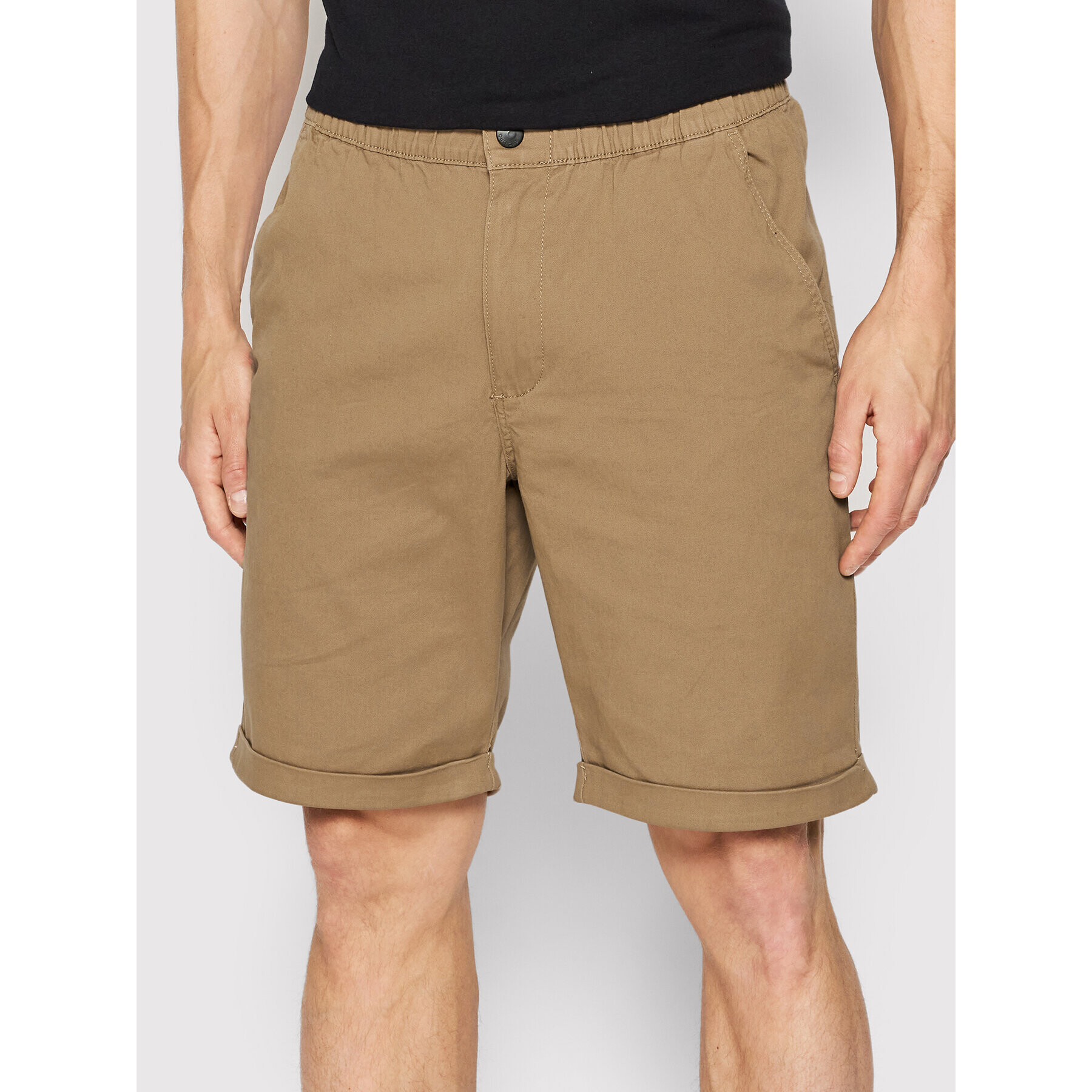 Outhorn Шорти от плат SKMC600 Кафяв Regular Fit - Pepit.bg