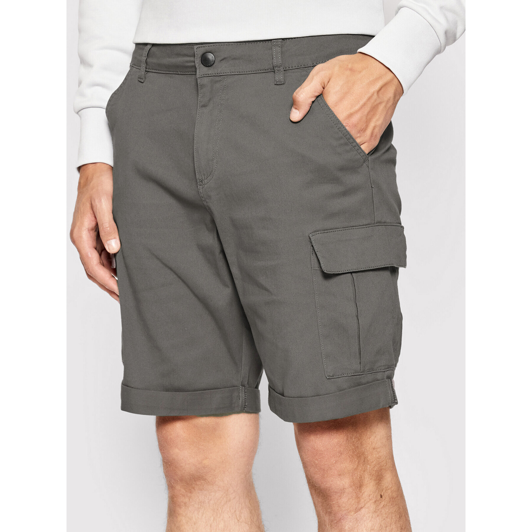 Outhorn Шорти от плат SKMC601 Сив Regular Fit - Pepit.bg