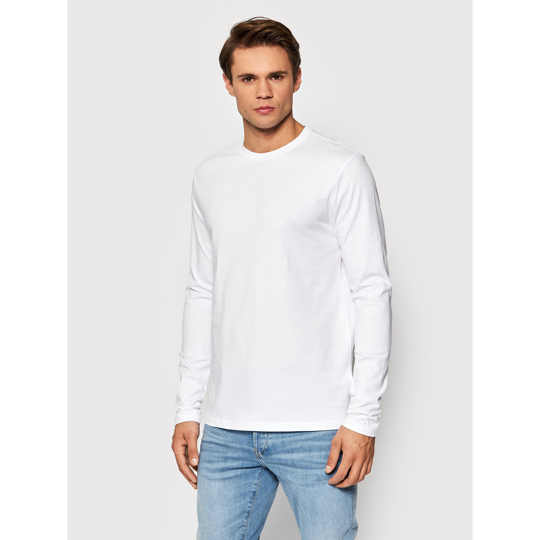 Outhorn Тениска с дълъг ръкав TSML600 Бял Regular Fit - Pepit.bg