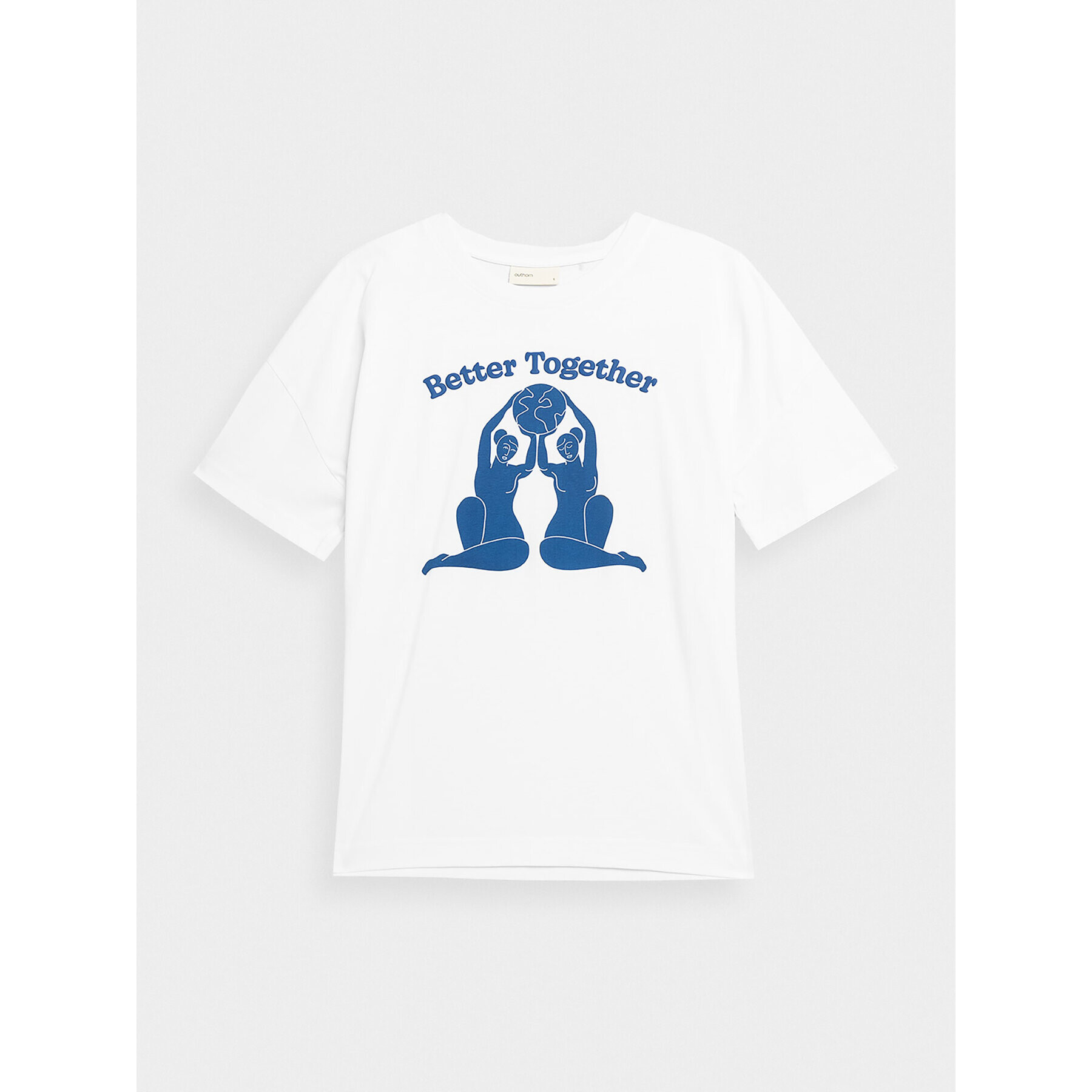 Outhorn Тишърт OTHAW23TTSHF0846 Бял Regular Fit - Pepit.bg