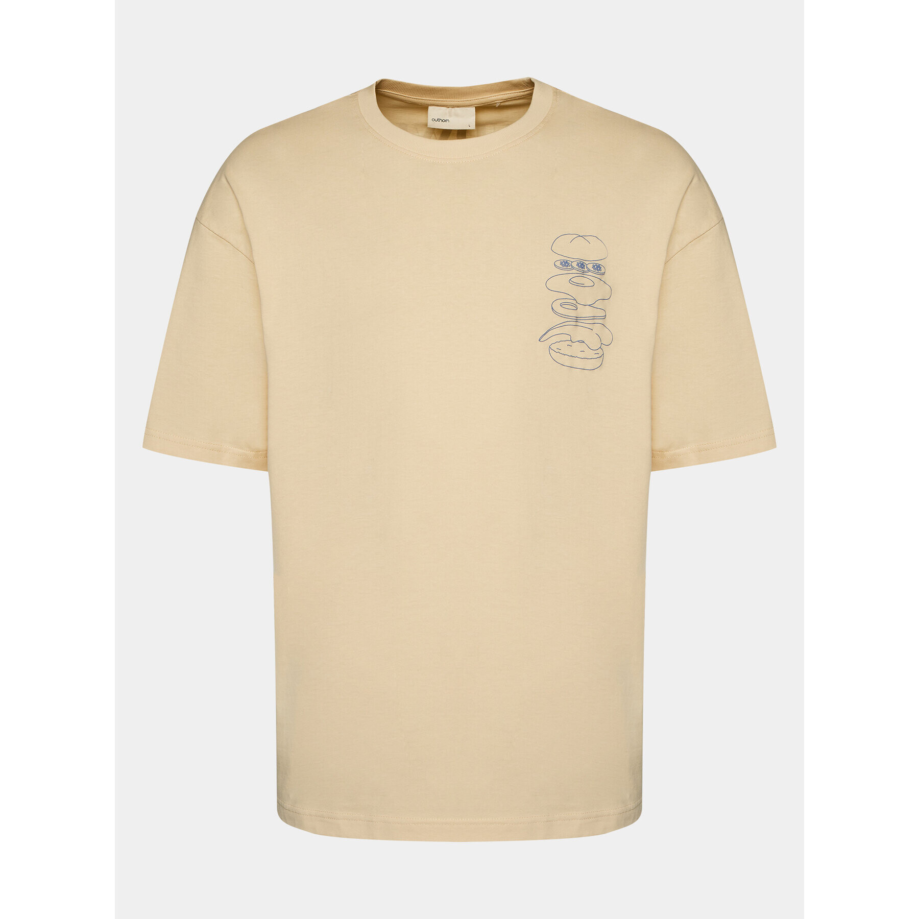 Outhorn Тишърт OTHAW23TTSHM0857 Жълт Regular Fit - Pepit.bg