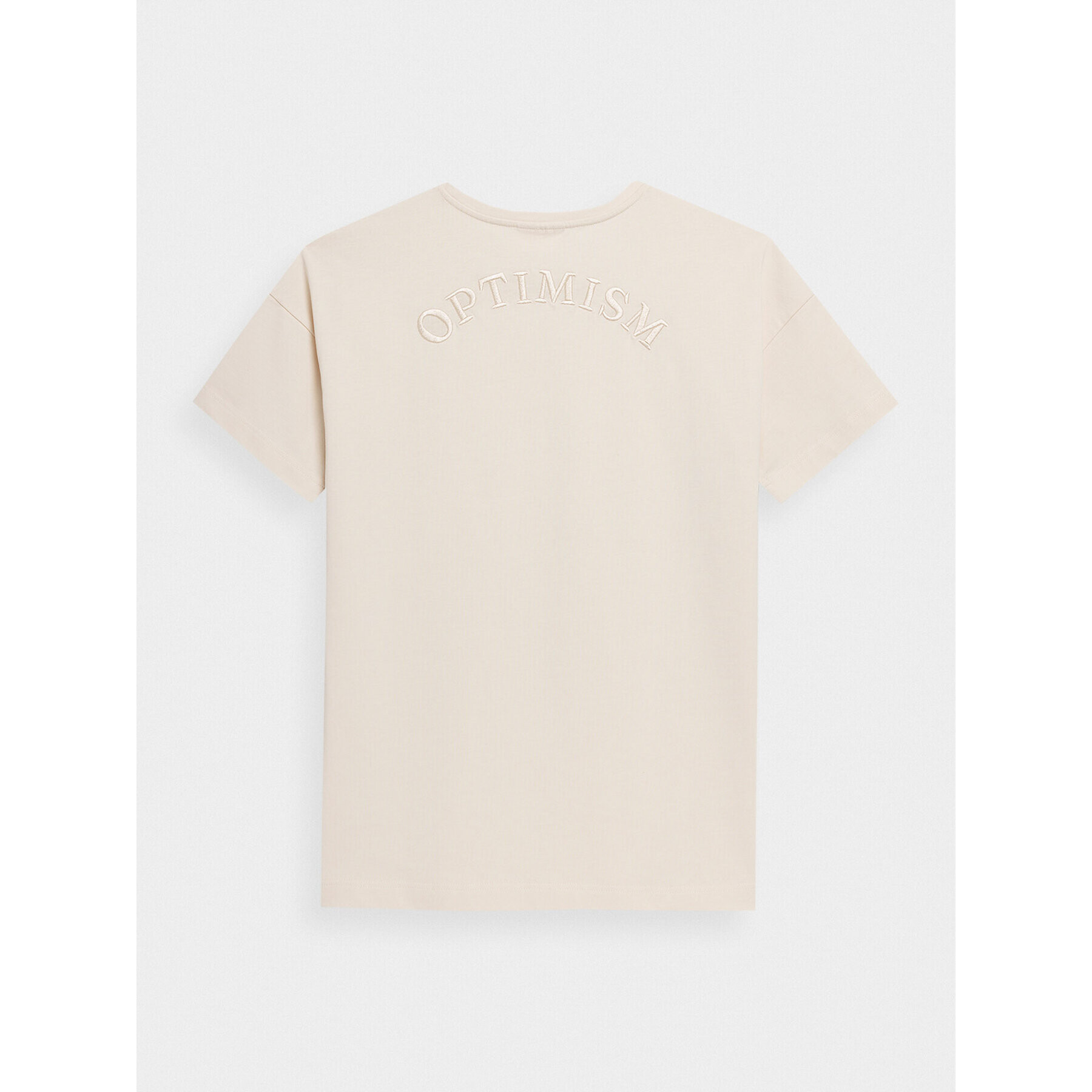 Outhorn Тишърт OTHSS23TTSHF417 Екрю Oversize - Pepit.bg