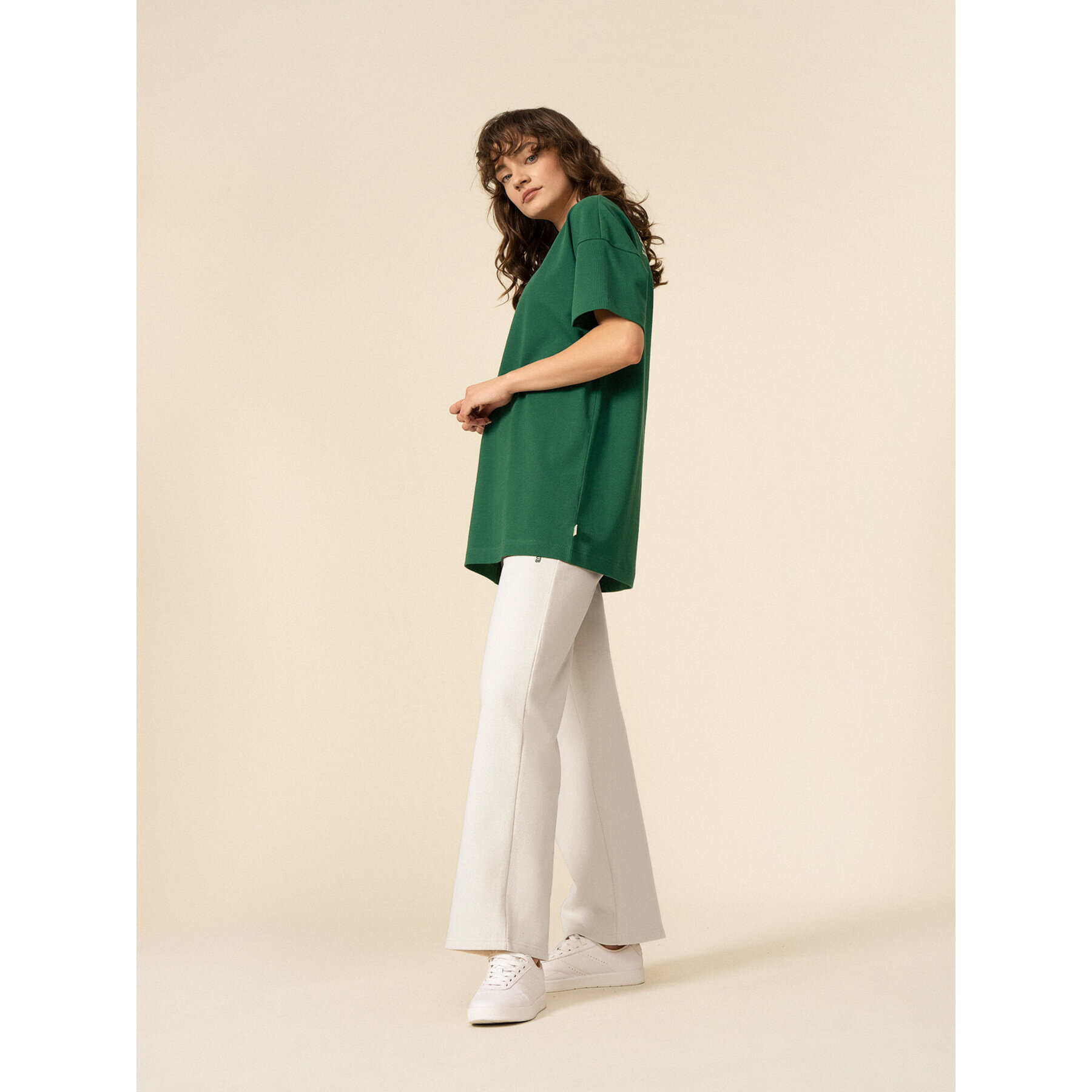 Outhorn Тишърт OTHSS23TTSHF417 Зелен Oversize - Pepit.bg