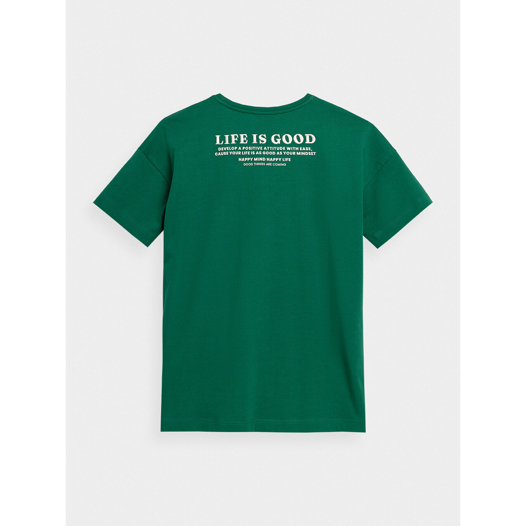 Outhorn Тишърт OTHSS23TTSHF417 Зелен Oversize - Pepit.bg