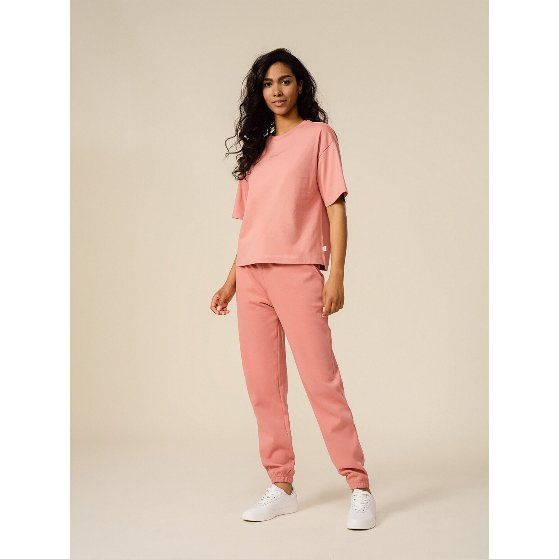 Outhorn Тишърт OTHSS23TTSHF421 Розов Oversize - Pepit.bg