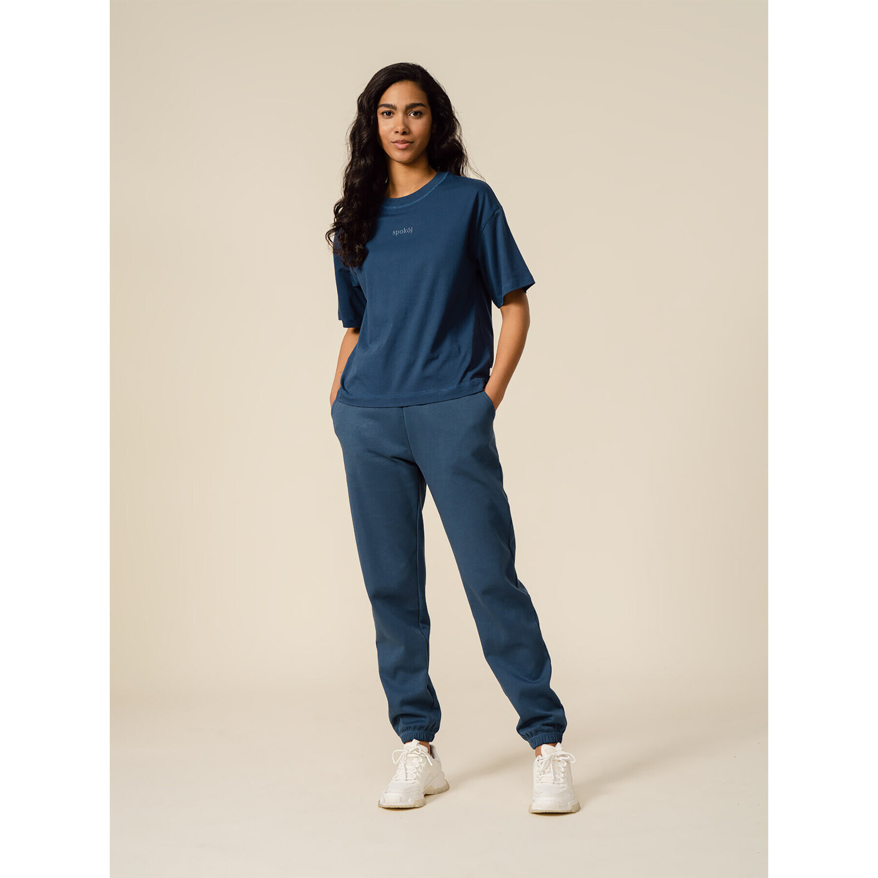 Outhorn Тишърт OTHSS23TTSHF421 Тъмносин Oversize - Pepit.bg
