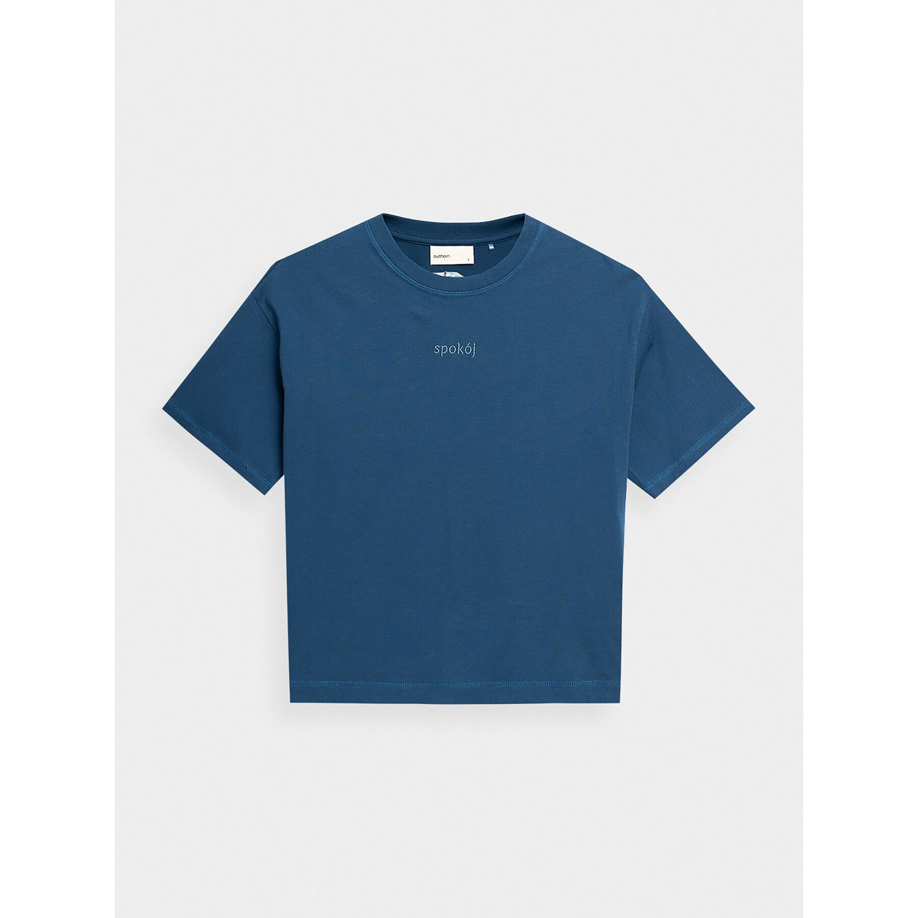 Outhorn Тишърт OTHSS23TTSHF421 Тъмносин Oversize - Pepit.bg