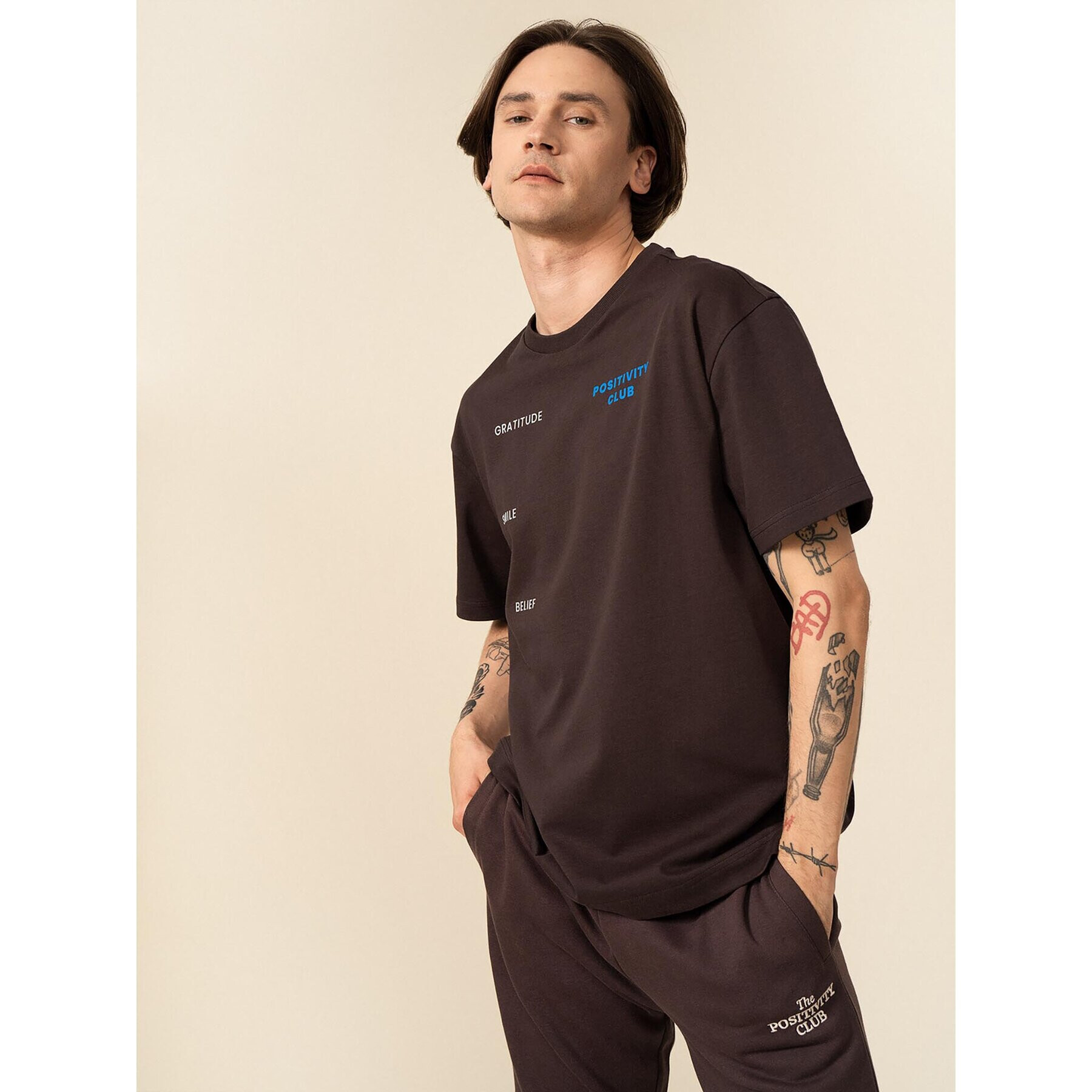 Outhorn Тишърт OTHSS23TTSHM450 Кафяв Relaxed Fit - Pepit.bg