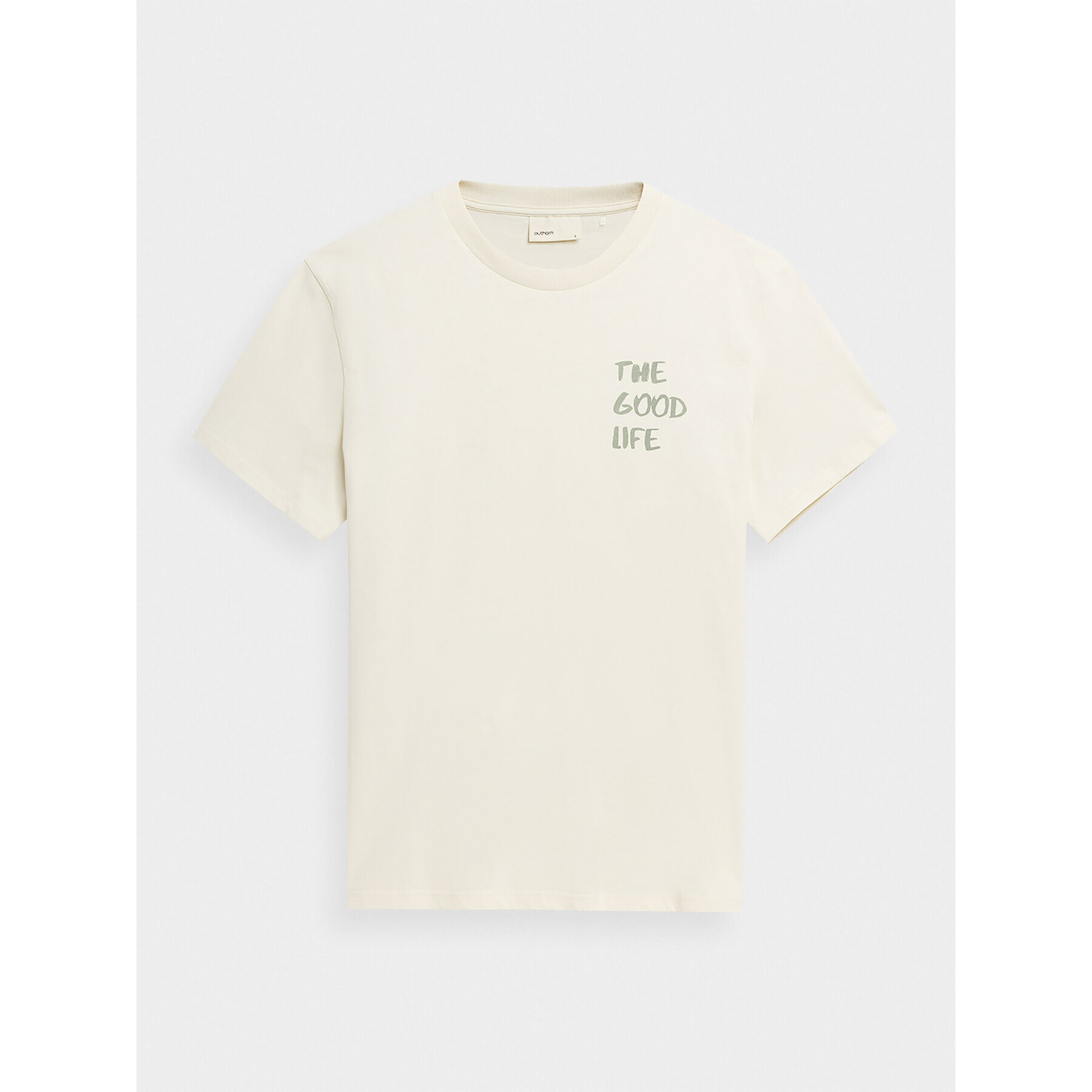 Outhorn Тишърт OTHSS23TTSHM465 Екрю Regular Fit - Pepit.bg