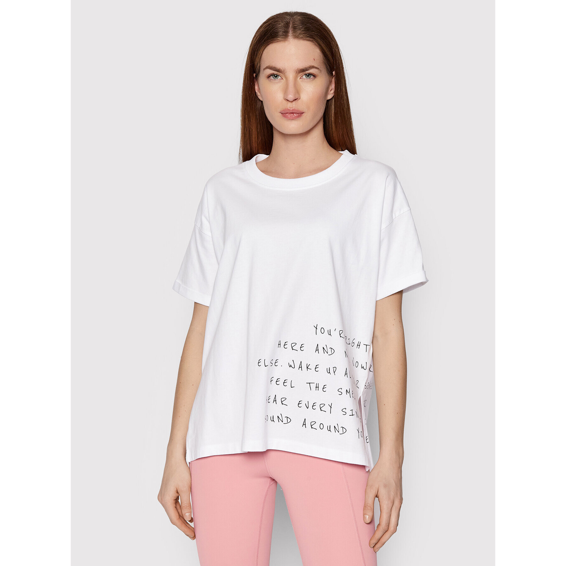 Outhorn Тишърт TSD608 Бял Relaxed Fit - Pepit.bg