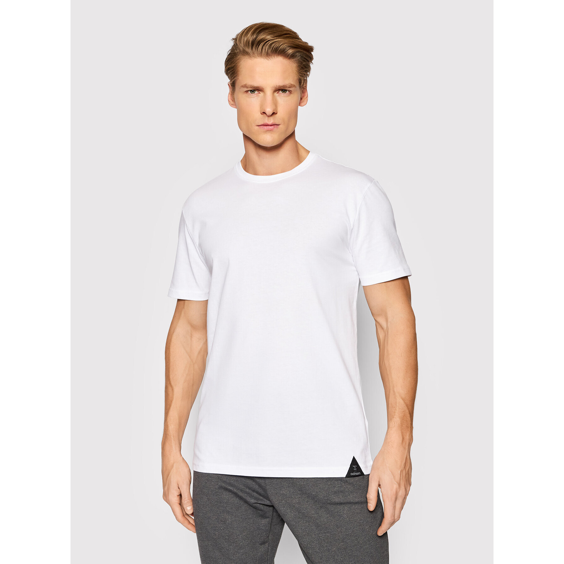 Outhorn Тишърт TSM600 Бял Relaxed Fit - Pepit.bg