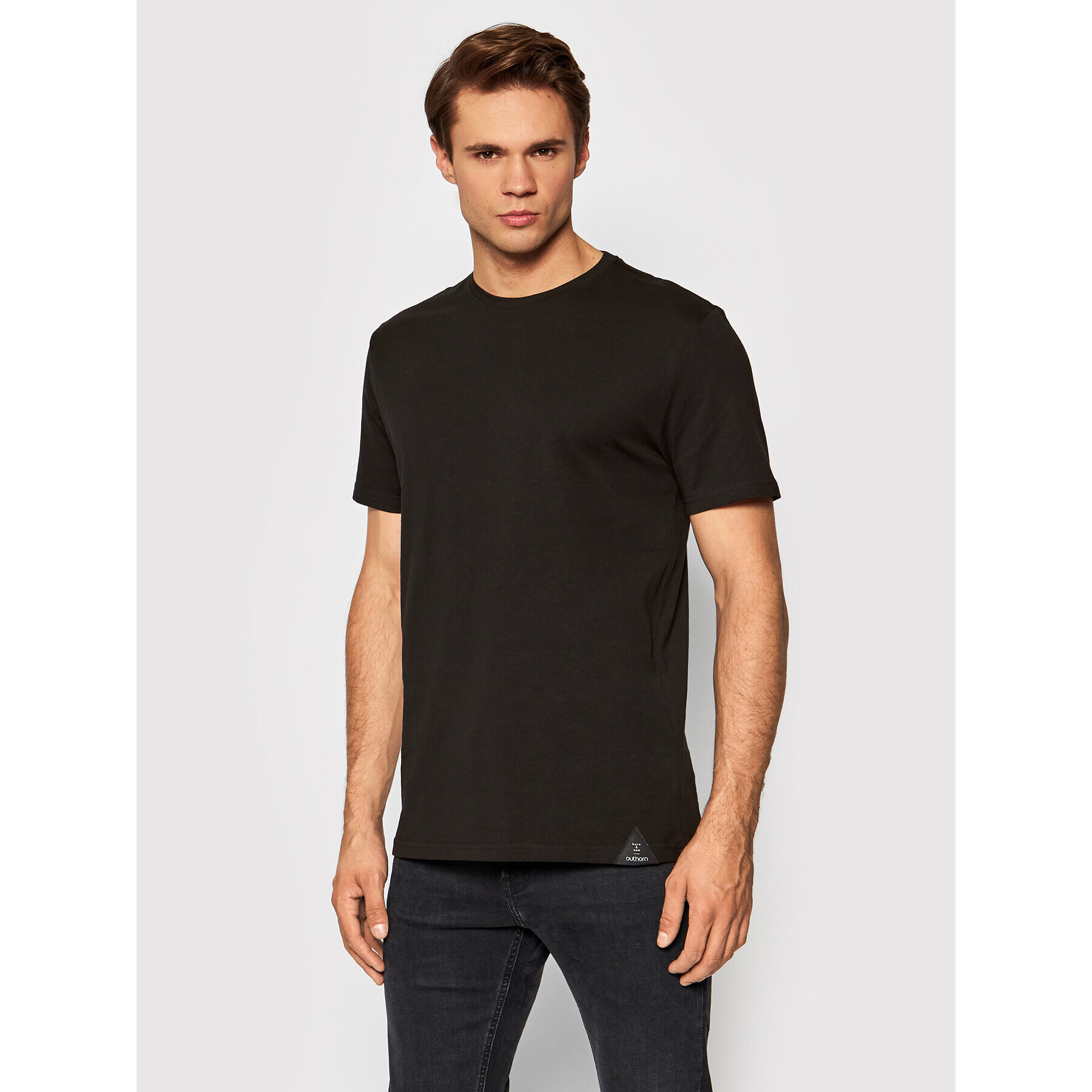Outhorn Тишърт TSM600 Черен Regular Fit - Pepit.bg