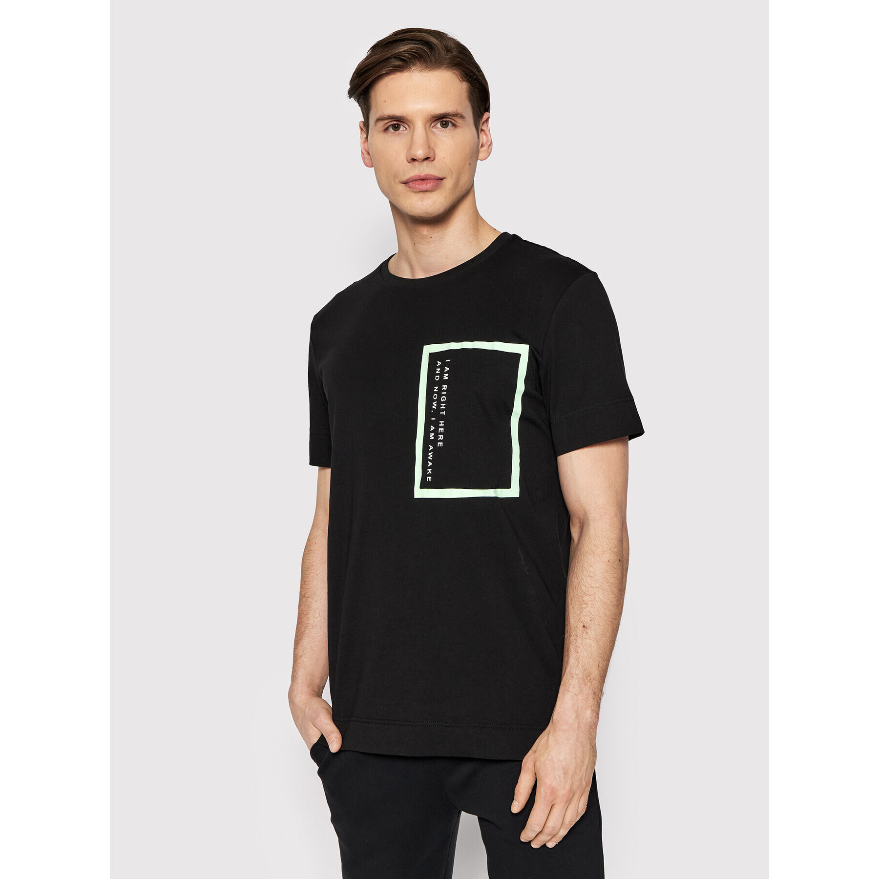 Outhorn Тишърт TSM604 Черен Regular Fit - Pepit.bg