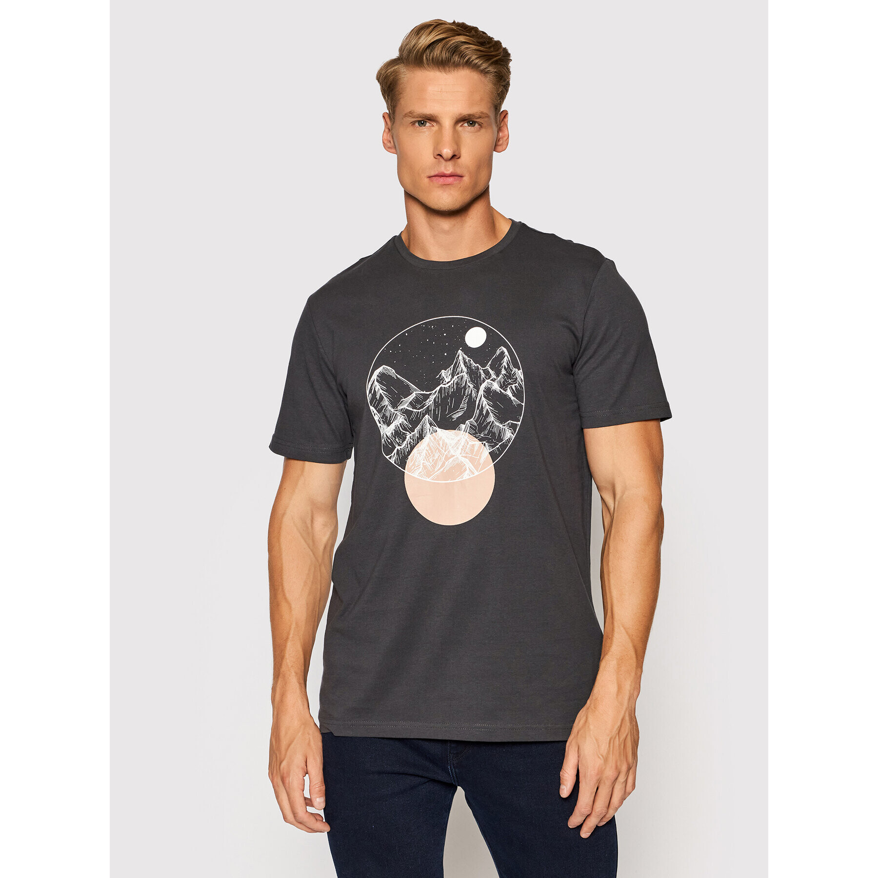Outhorn Тишърт TSM606 Сив Regular Fit - Pepit.bg