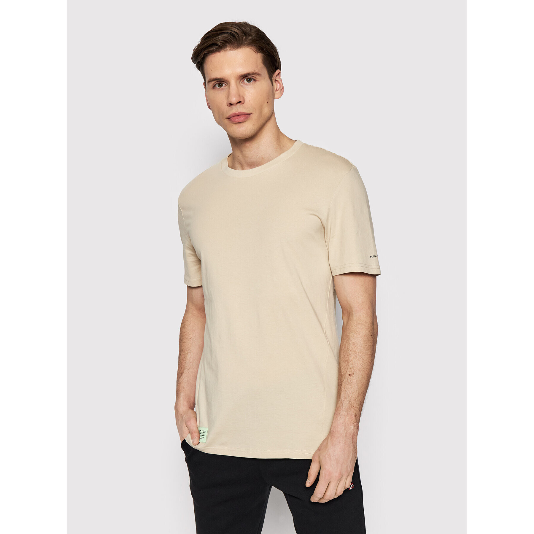 Outhorn Тишърт TSM609 Бежов Regular Fit - Pepit.bg