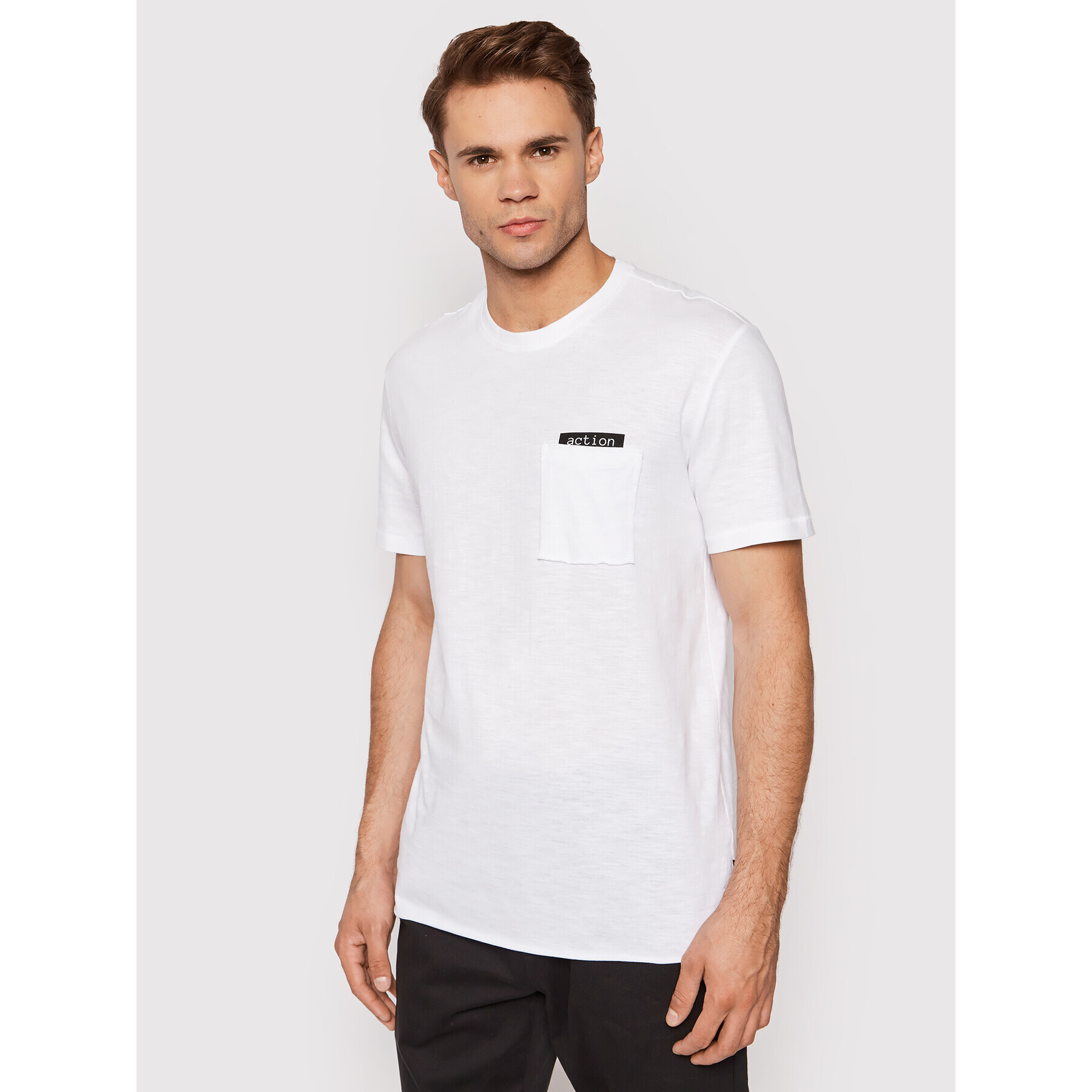 Outhorn Тишърт TSM614 Бял Regular Fit - Pepit.bg