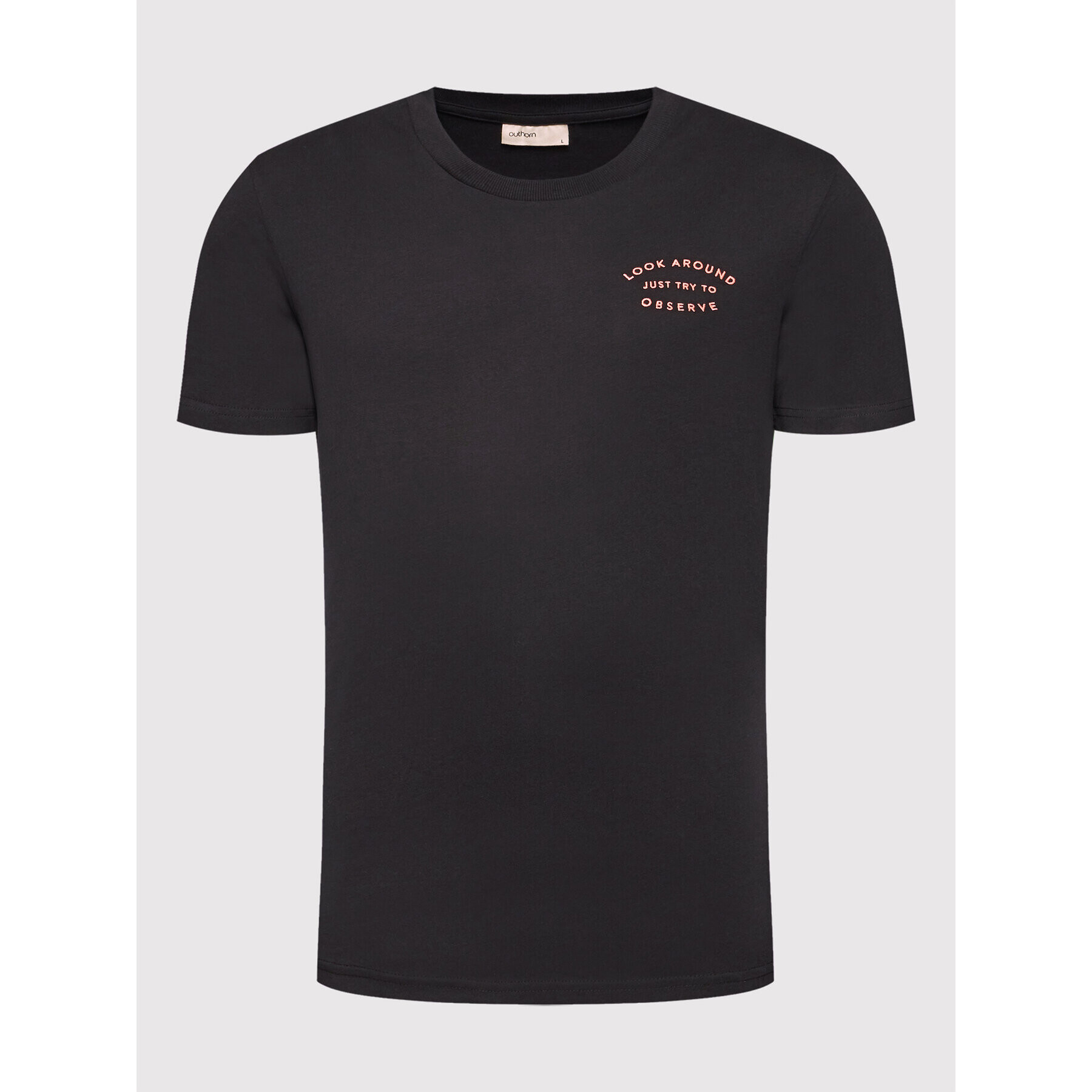 Outhorn Тишърт TSM616 Черен Regular Fit - Pepit.bg