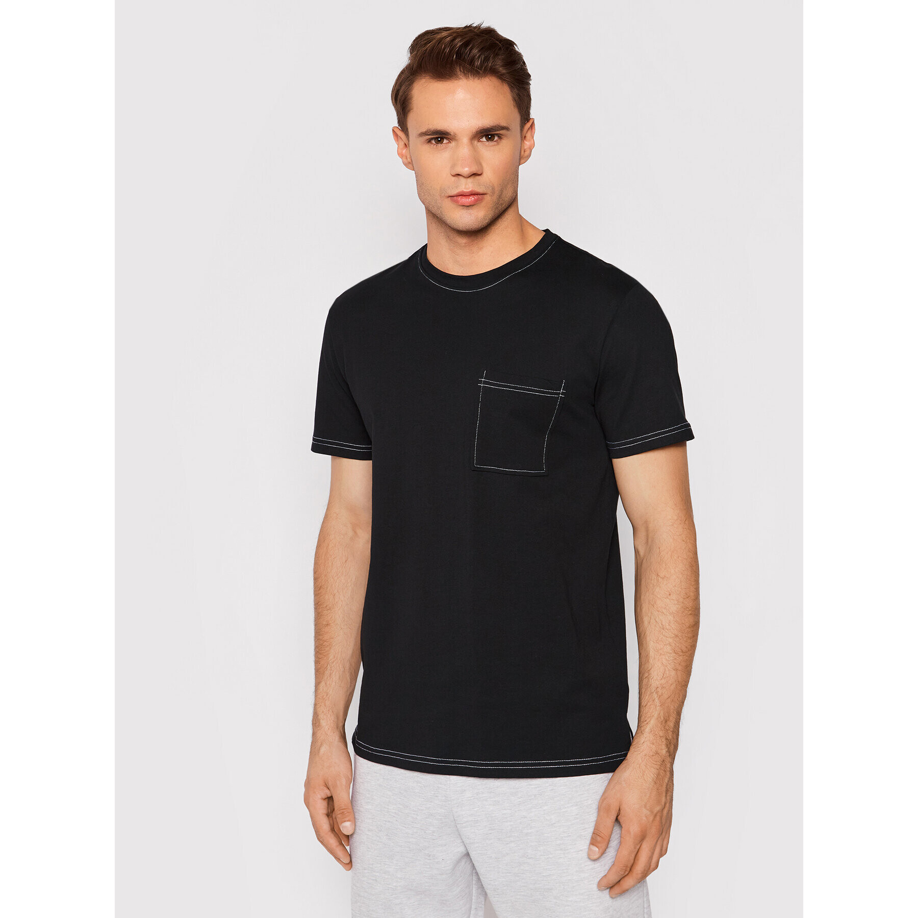 Outhorn Тишърт TSM617 Черен Regular Fit - Pepit.bg