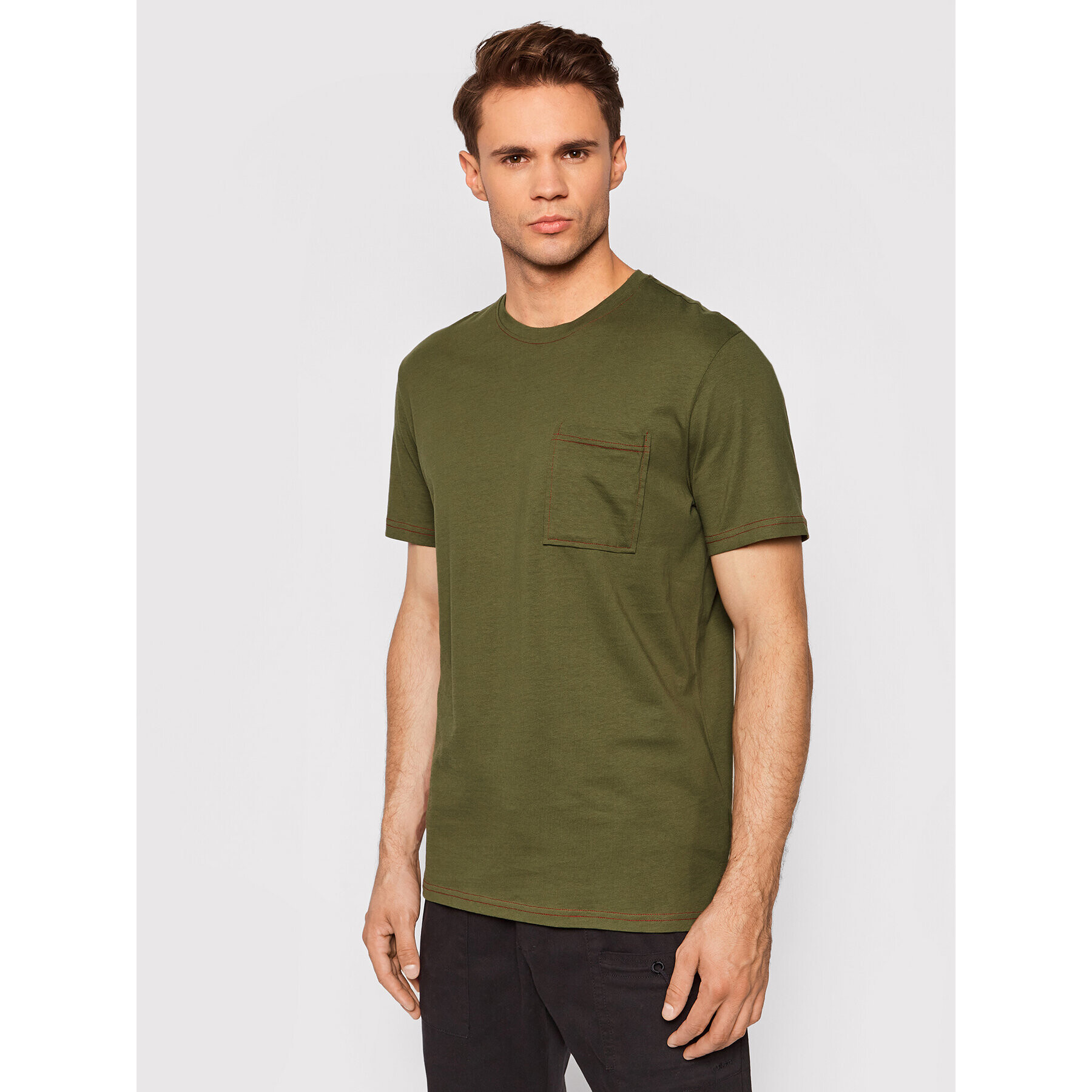 Outhorn Тишърт TSM617 Зелен Regular Fit - Pepit.bg