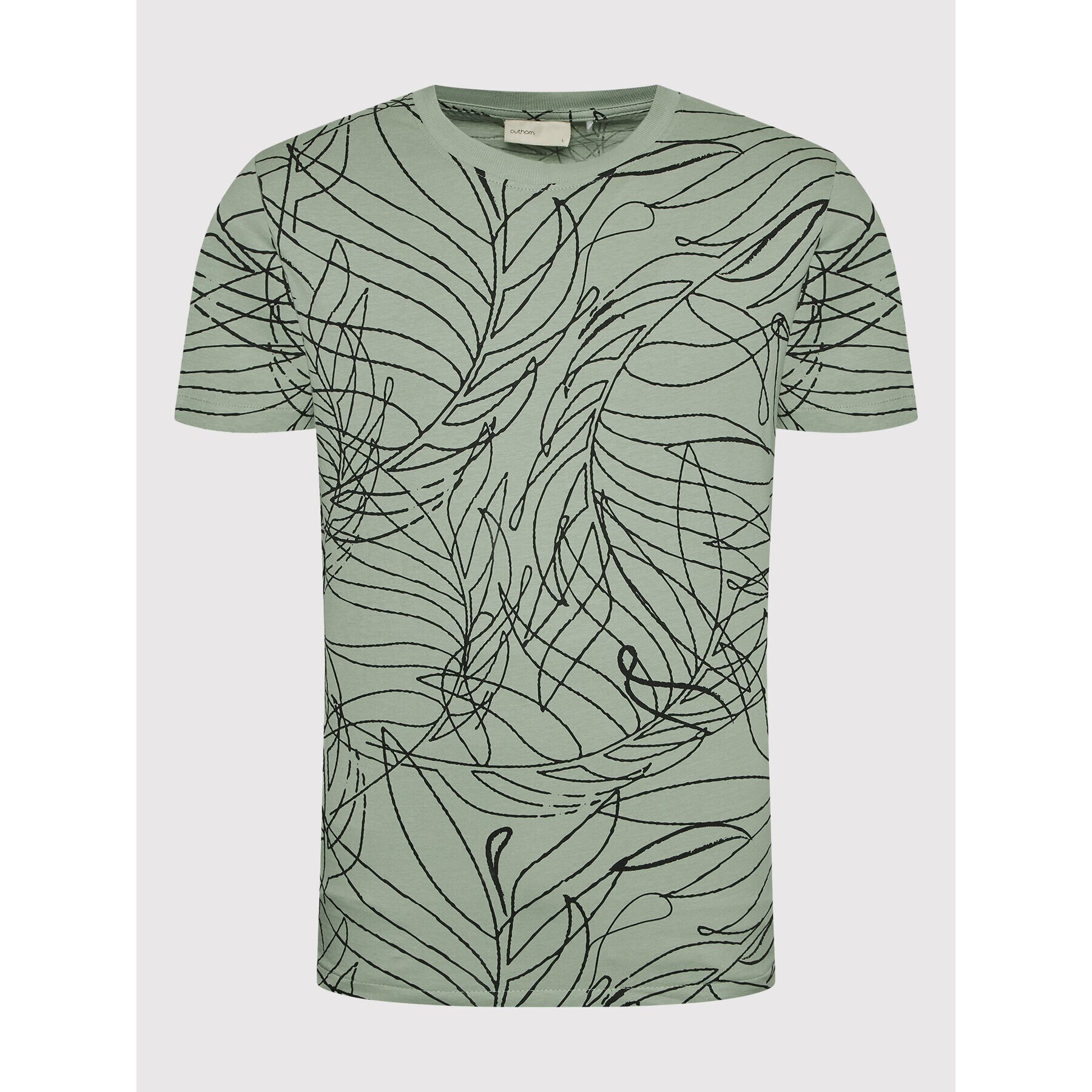 Outhorn Тишърт TSM625 Зелен Regular Fit - Pepit.bg