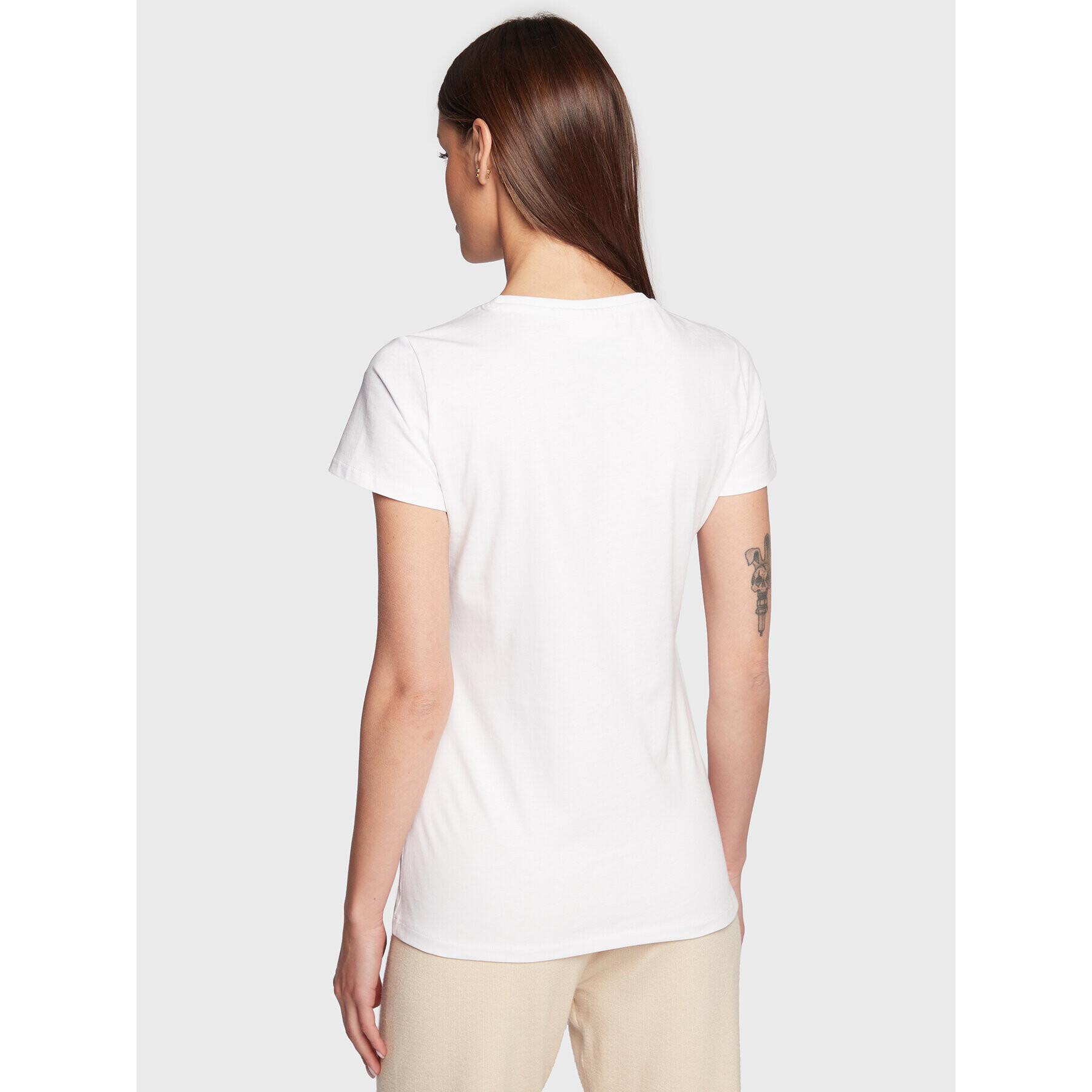 Outhorn Тишърт TTSHF043 Бял Regular Fit - Pepit.bg