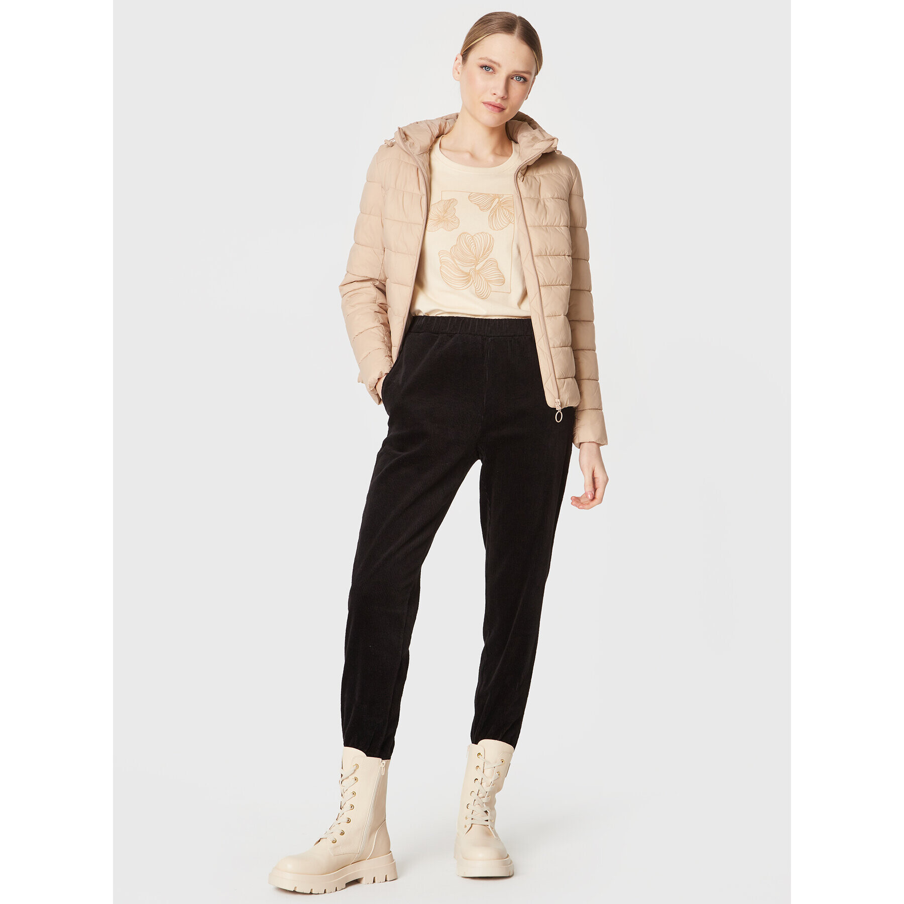 Outhorn Тишърт TTSHF092 Жълт Regular Fit - Pepit.bg