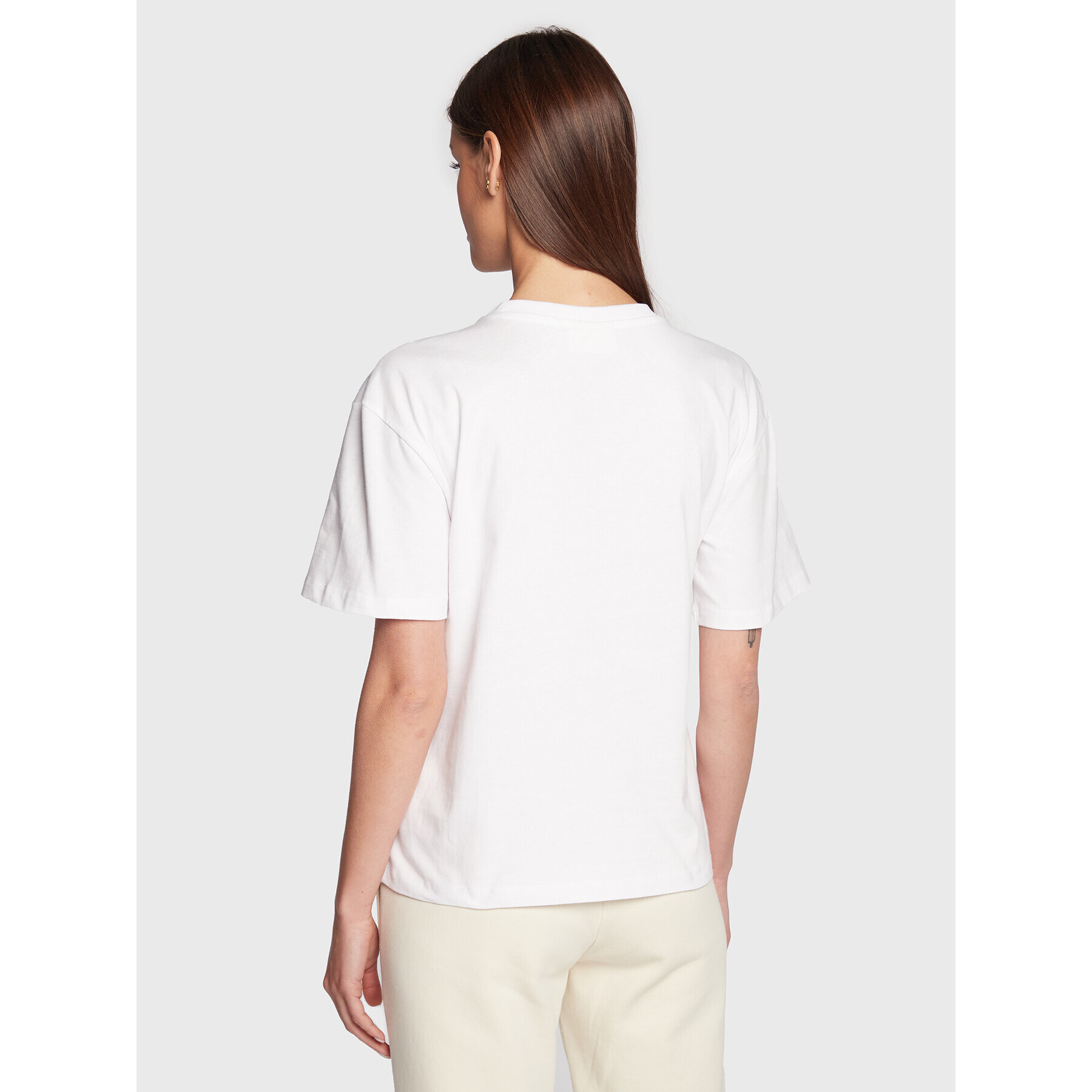 Outhorn Тишърт TTSHF094 Бял Relaxed Fit - Pepit.bg