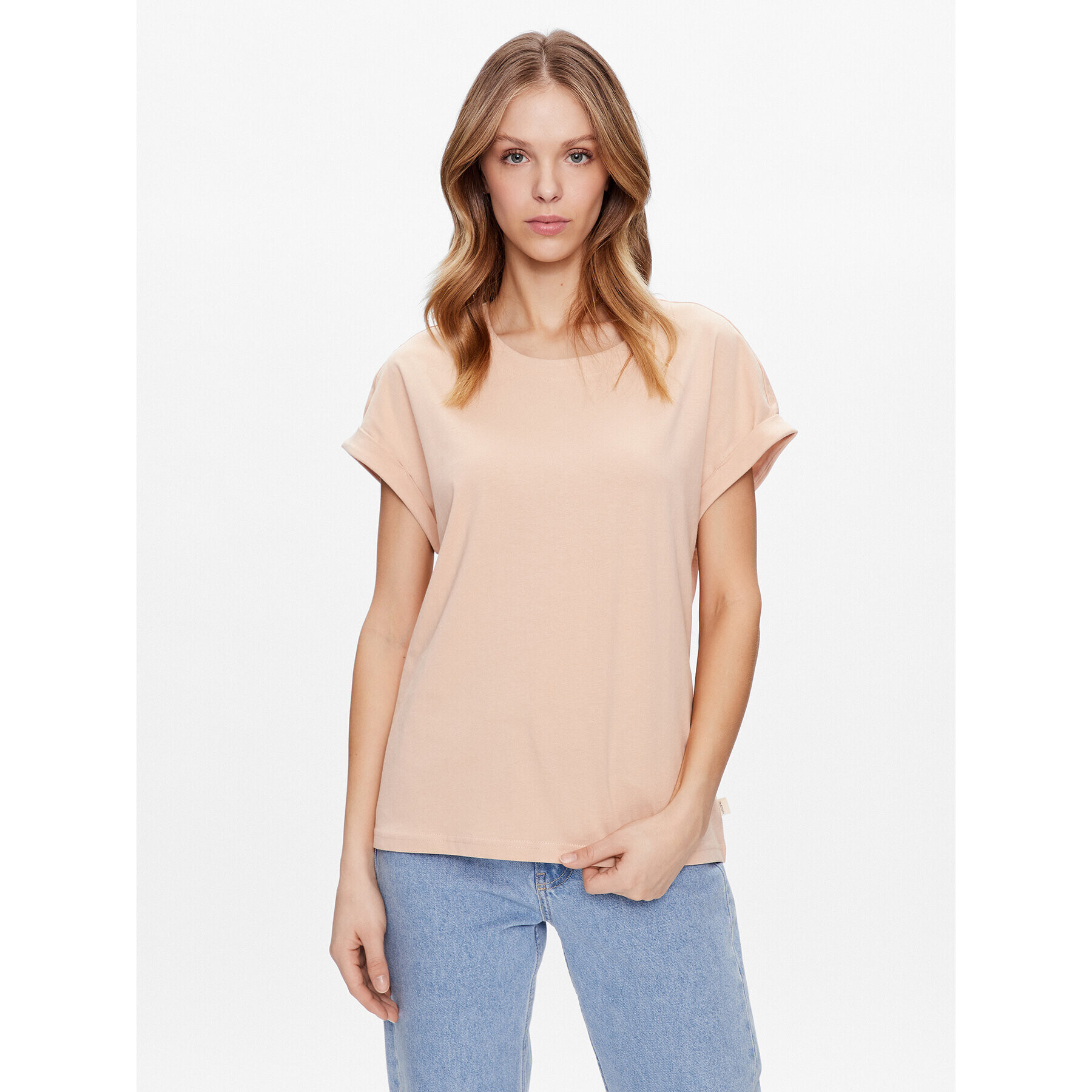Outhorn Тишърт TTSHF426 Бежов Regular Fit - Pepit.bg